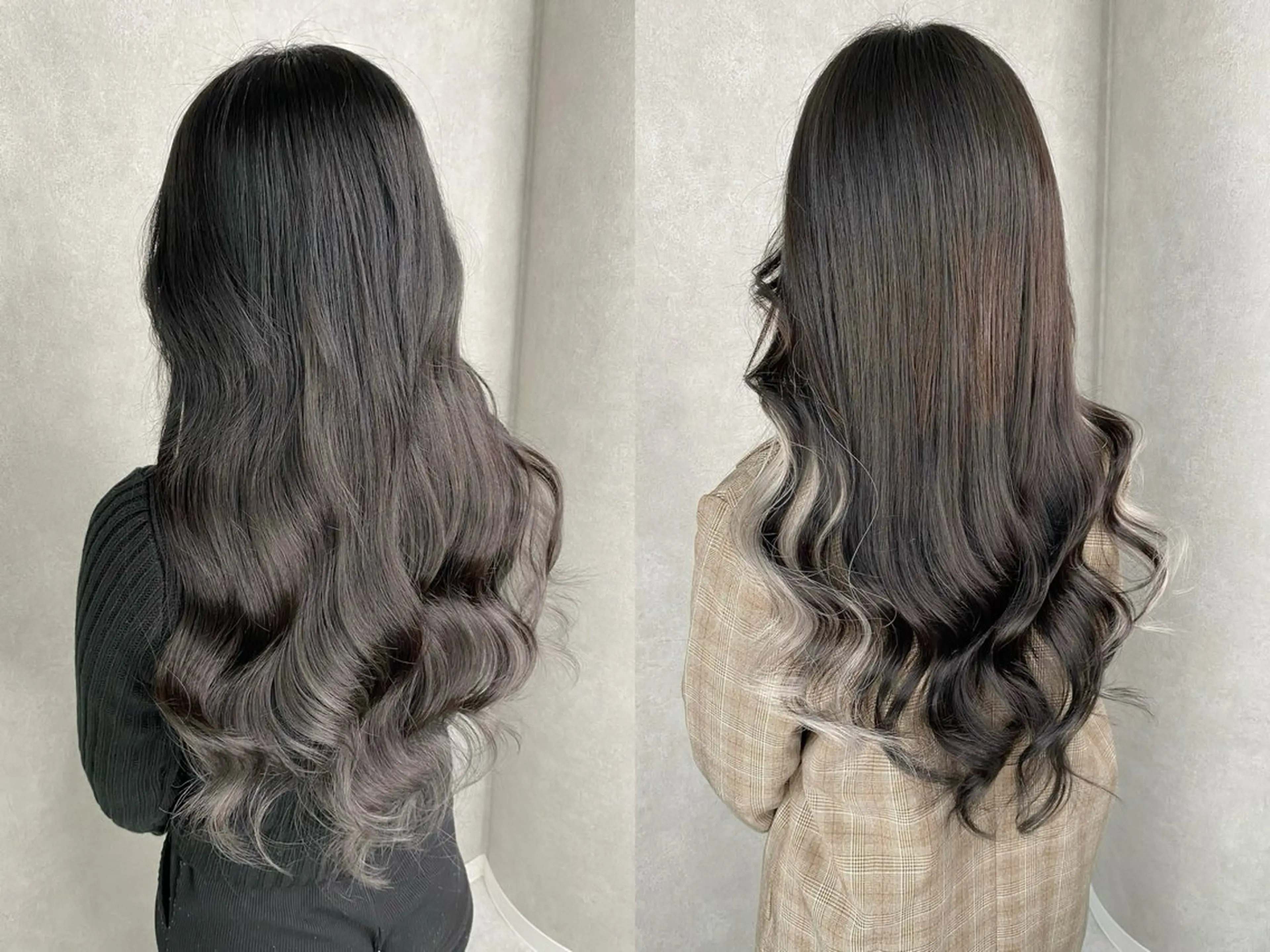 ロング ★韓国風カラー ×エクステ★のヘアスタイル