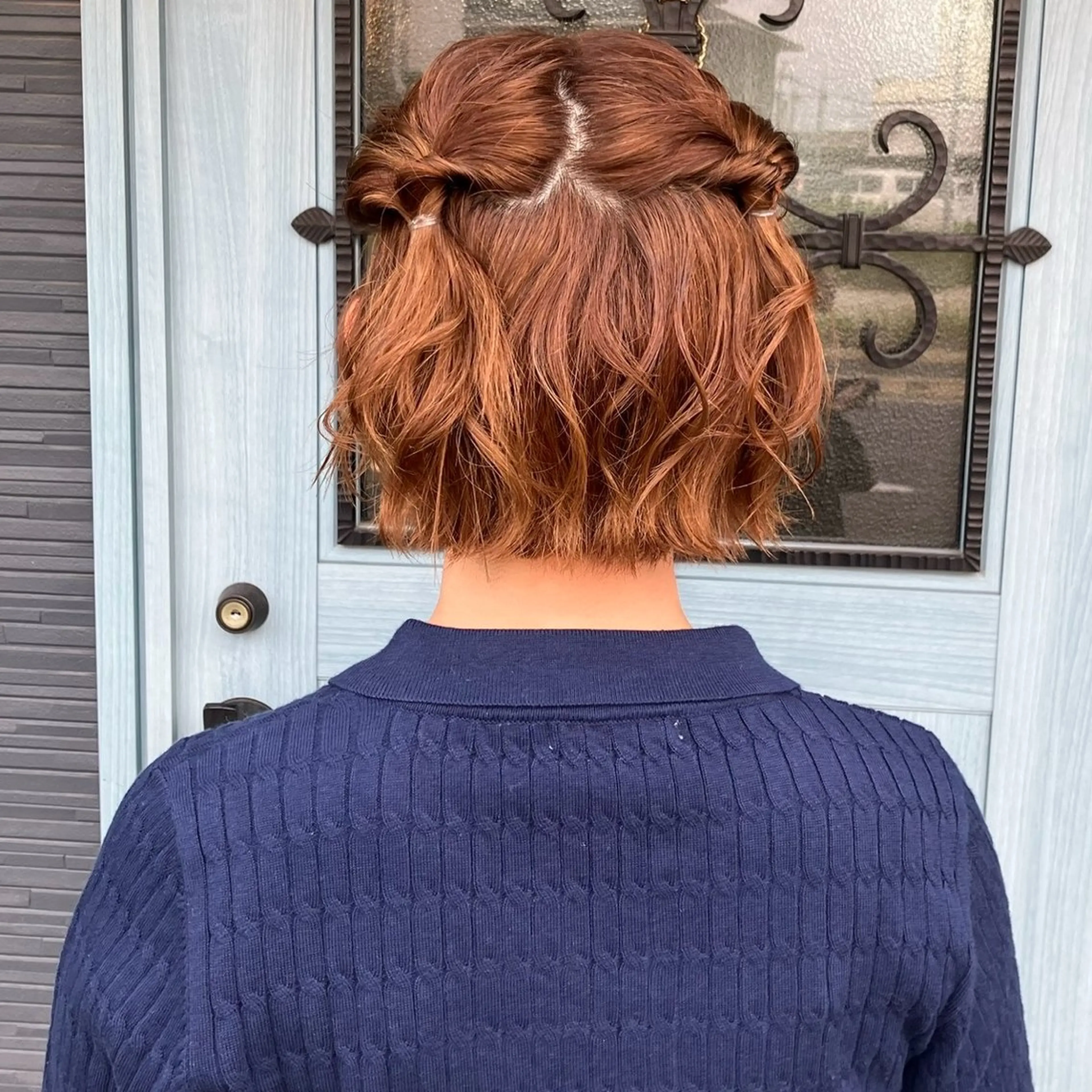 ヘアアレンジ ボブ ヘアセット ナチュラルヘア 🌱/久留米/あまのヘアスタイル