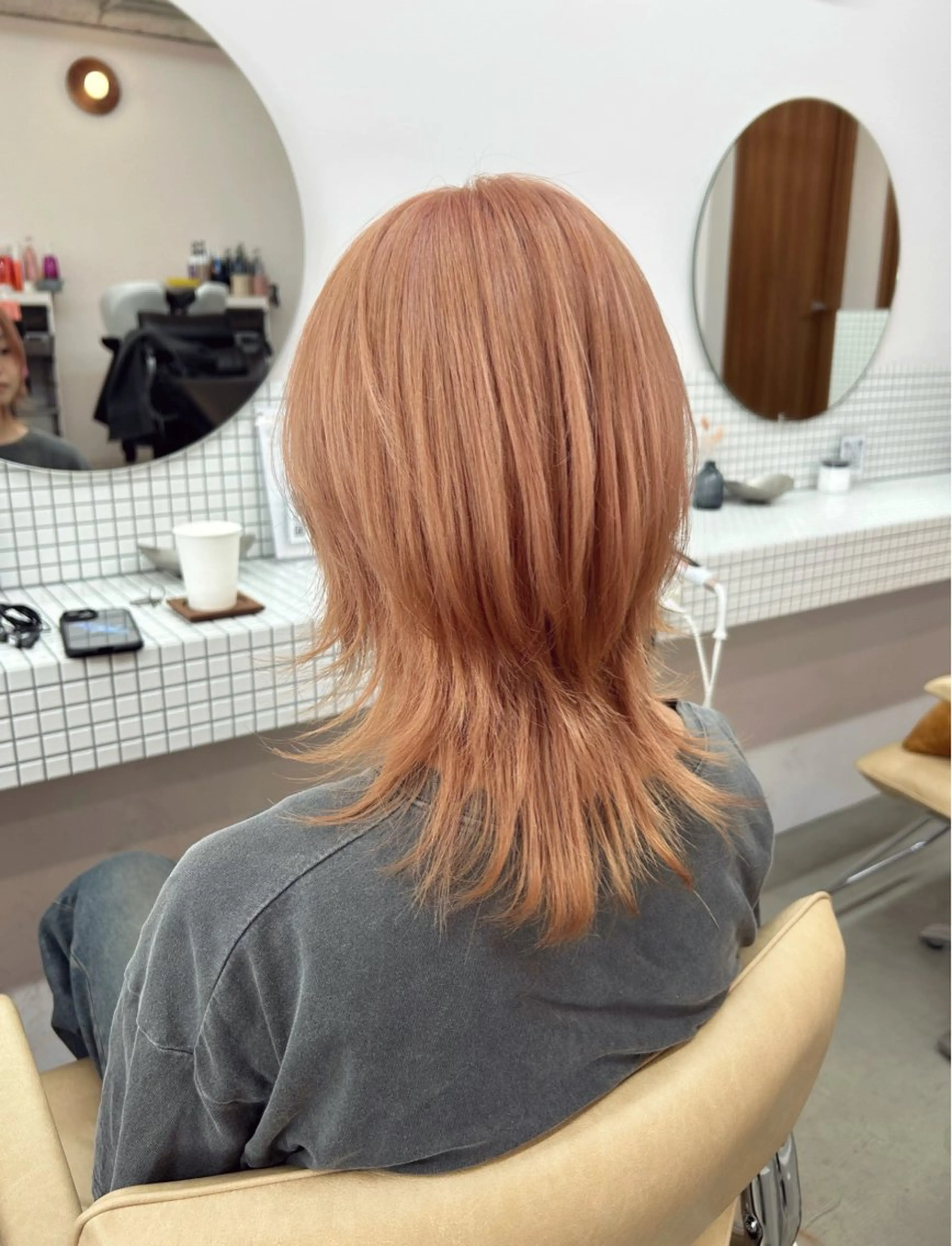 ミディアム ヘアカラー ♥yelm ユウナ♥のマツエク・マツパデザイン