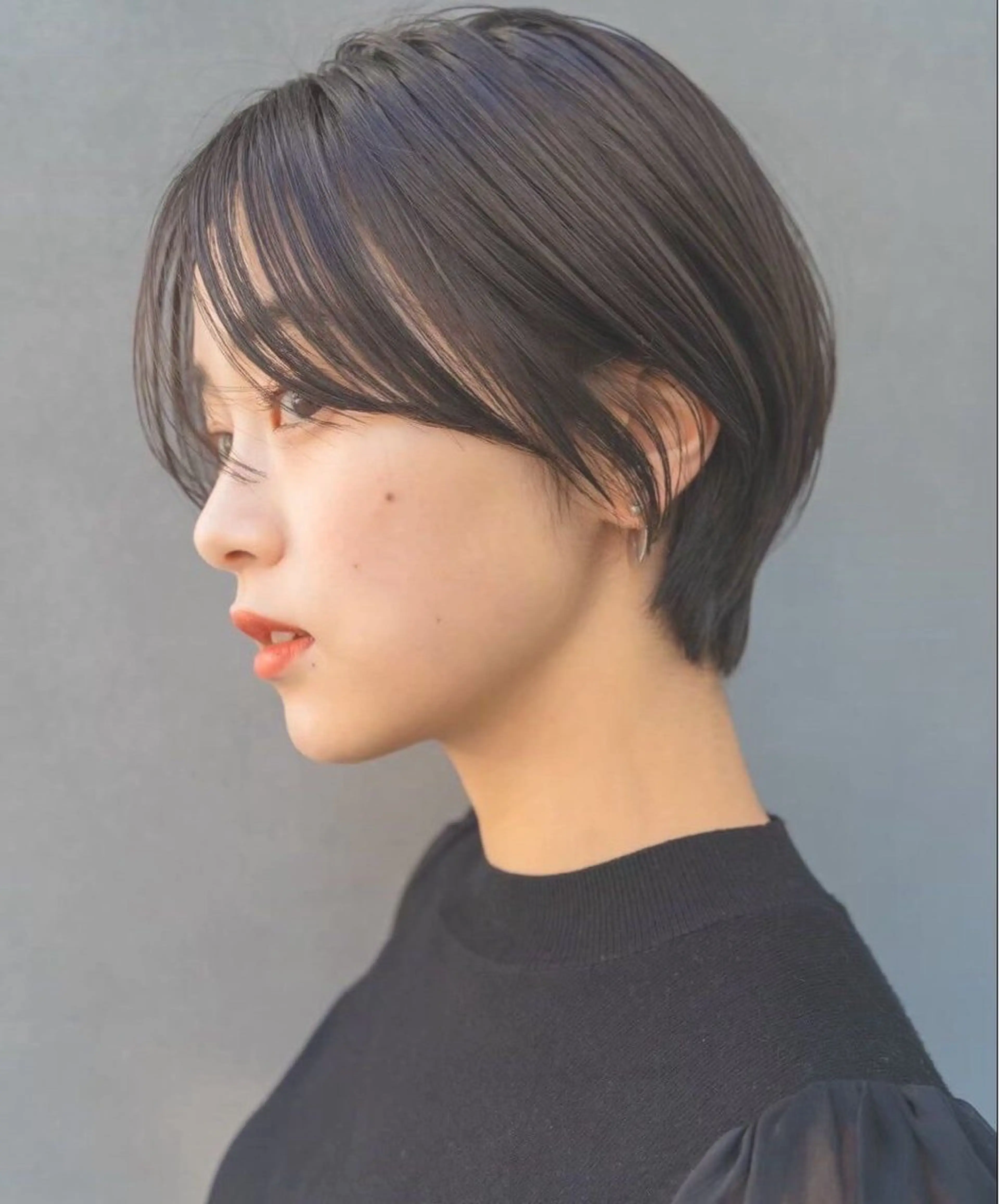ショート 顔周りカット ショートヘア 大阪韓国ヘア/ /酸性縮毛矯正ゆうとのヘアスタイル