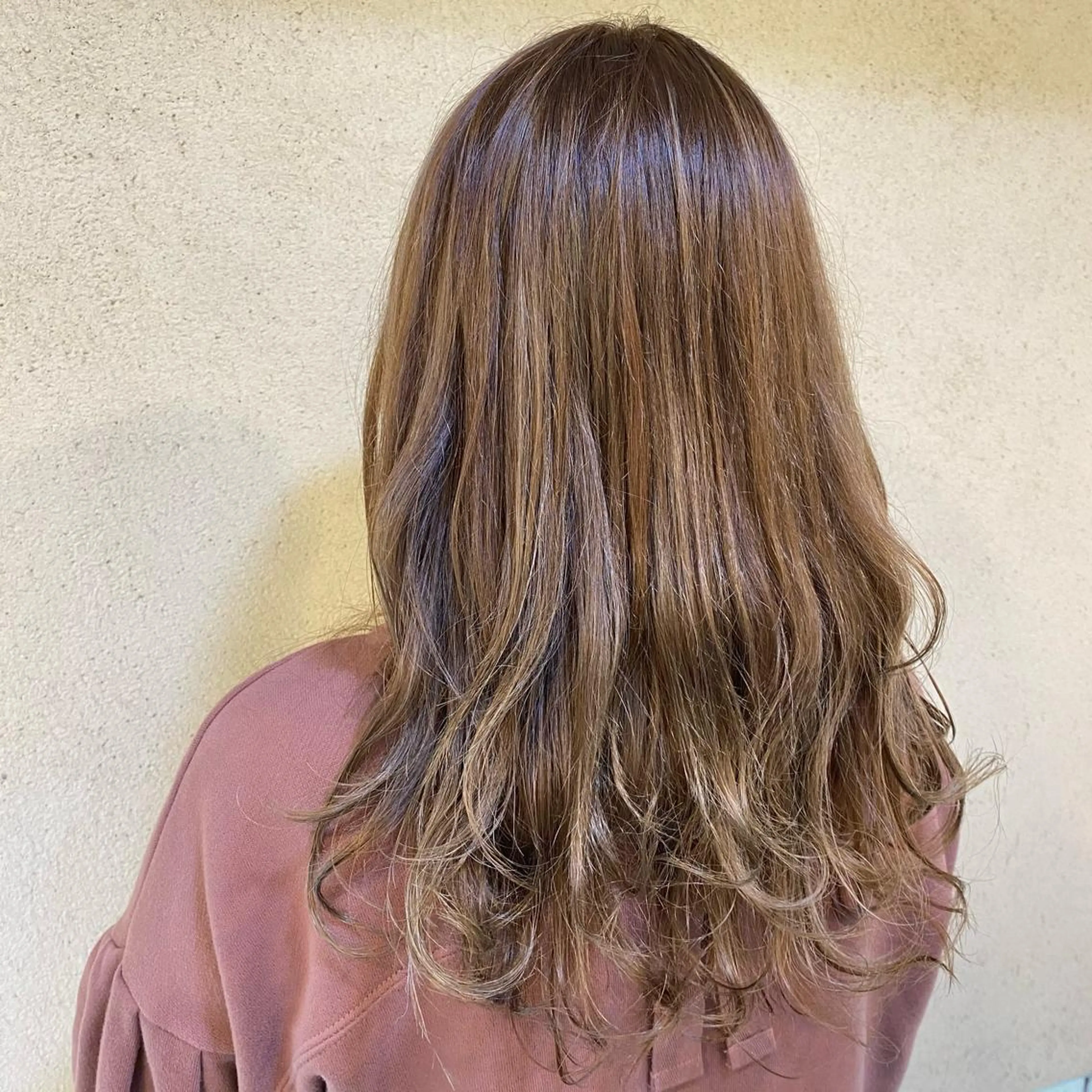 セミロング ヘアカラー トリートメント geep Ryoyaのヘアスタイル