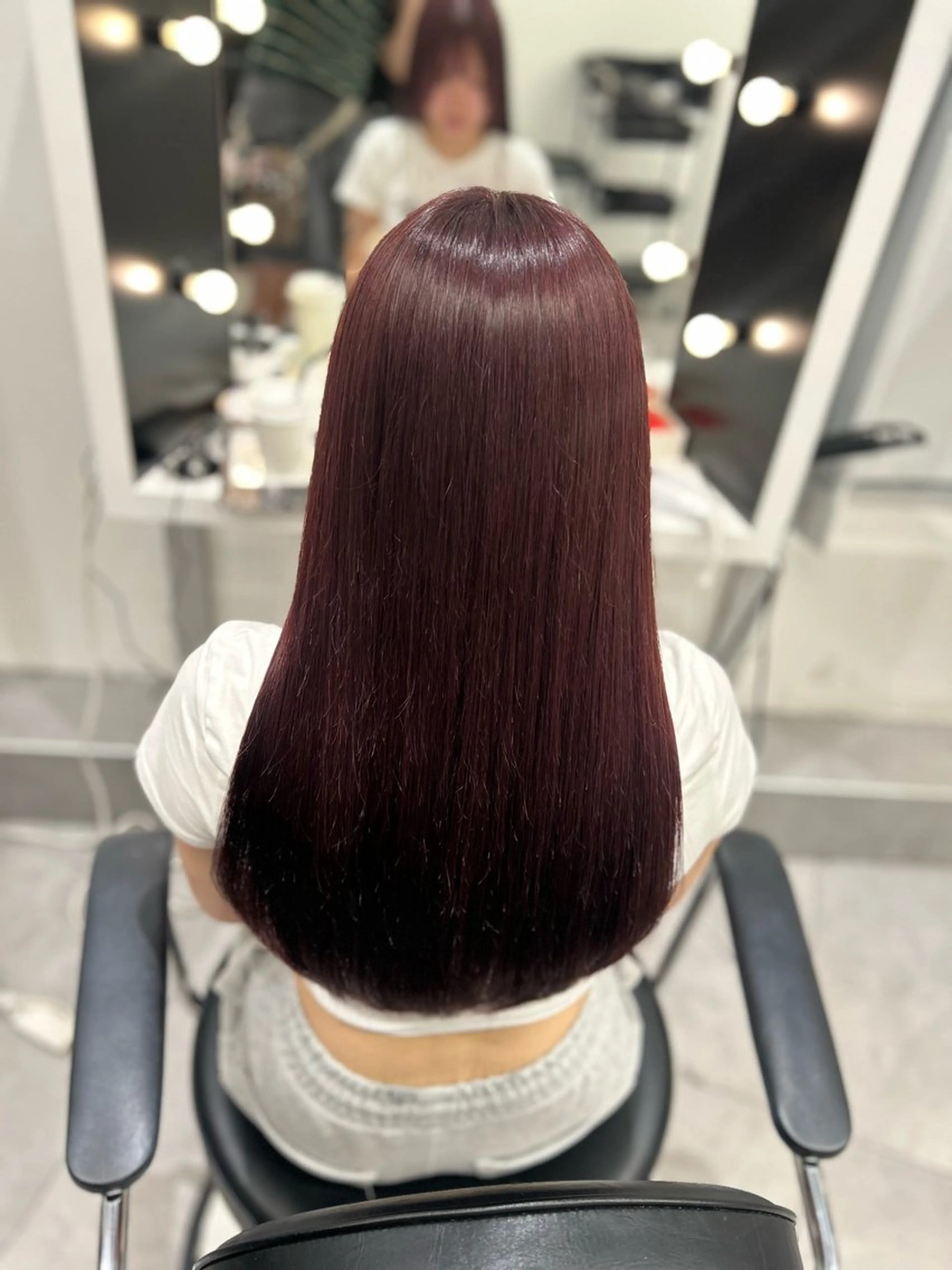 カラー 暖色/艶カラー/ エクステ/ユリヤのヘアスタイル