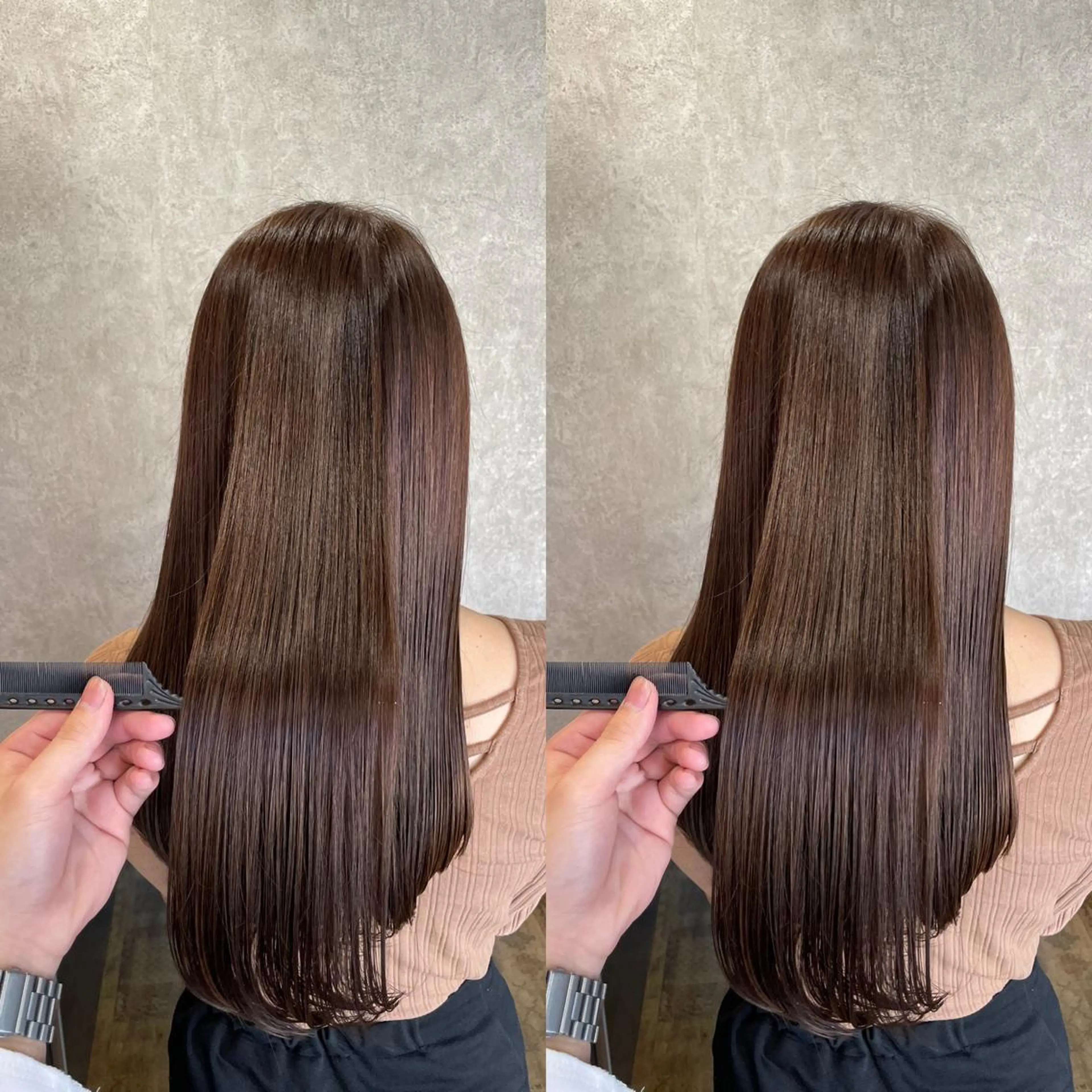 ロング 縮毛矯正 Labimani所属・中村 弘仁のヘアスタイル