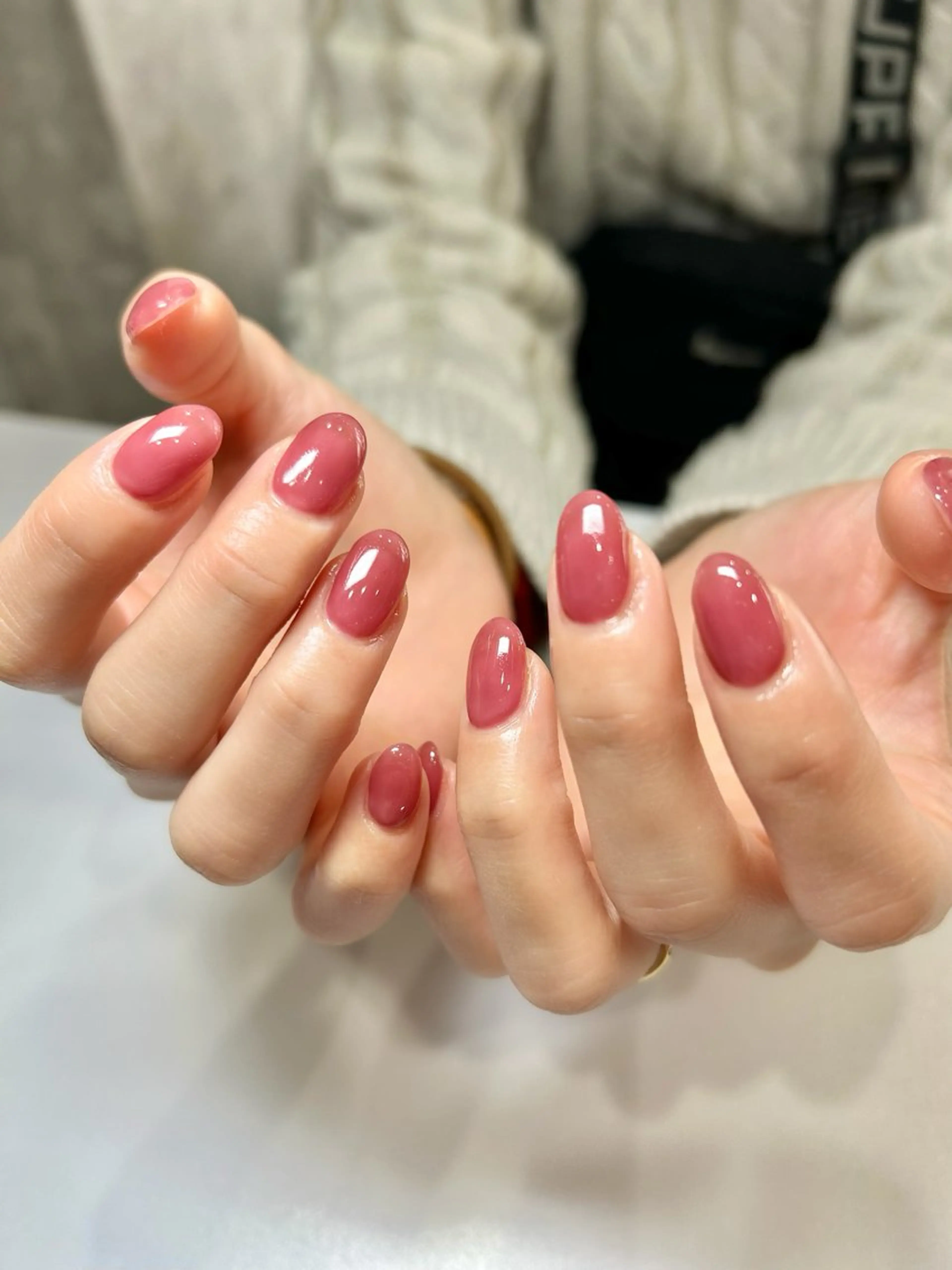 ネイル ワンカラーネイル ハンドネイル welina Miyukiのネイルデザイン