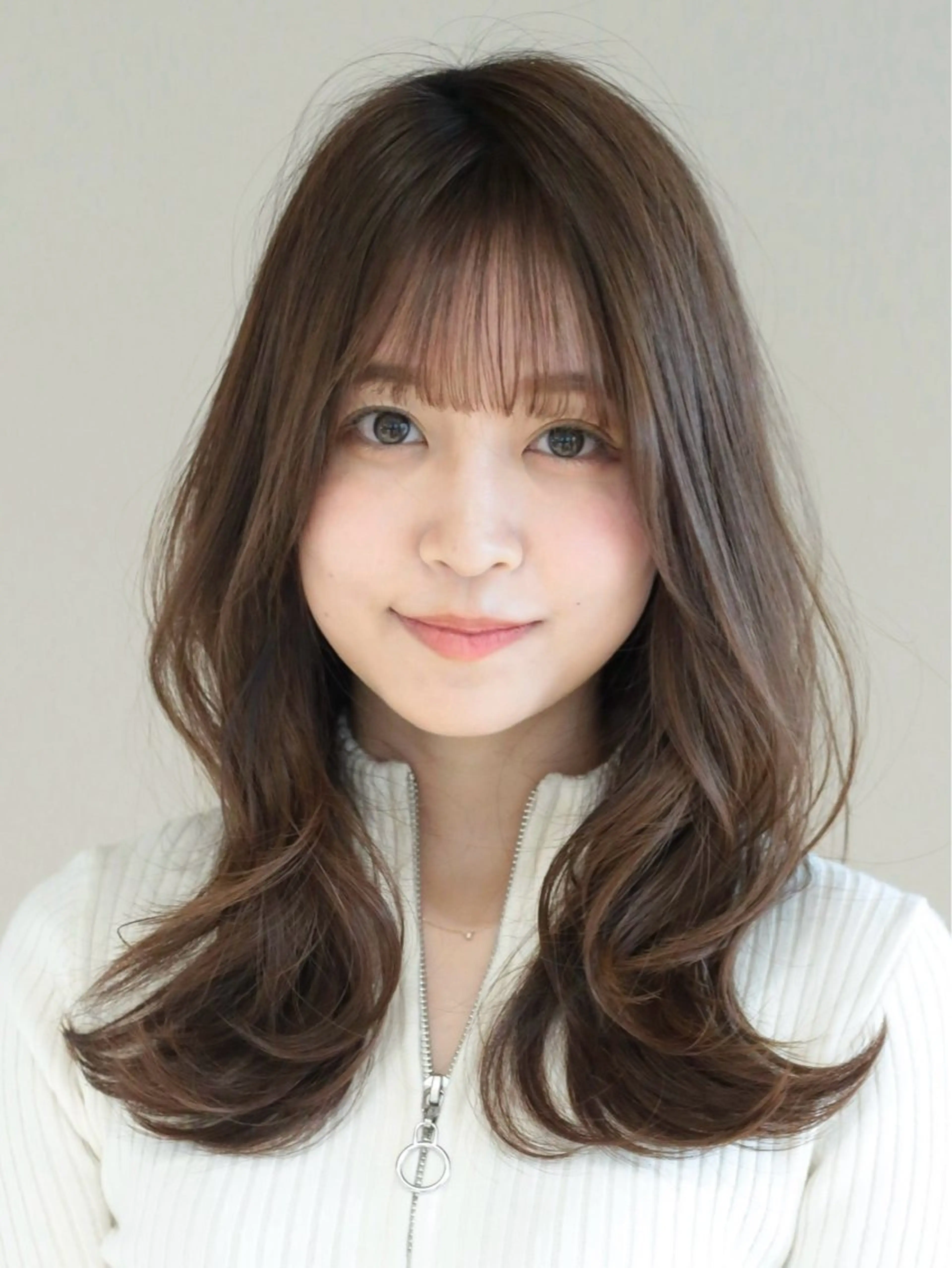 セミロング カラー カット ヘアカラー トリートメント 髙木美緒🌿 レイヤー/アレンジのヘアスタイル