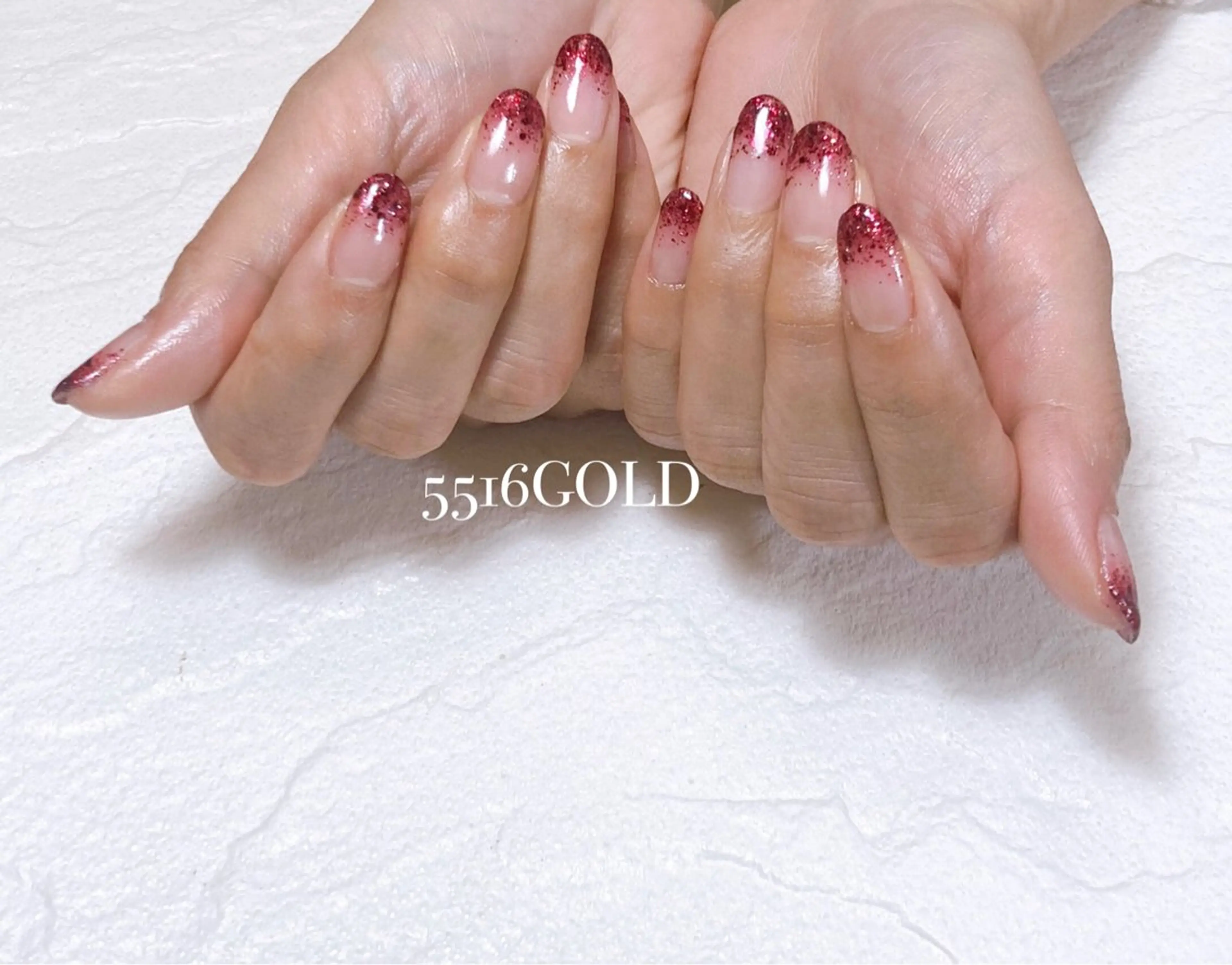 ネイル キラキラネイル ラメ(グリッター) ラメグラデーション 💎5516 MACHIKOのネイルデザイン