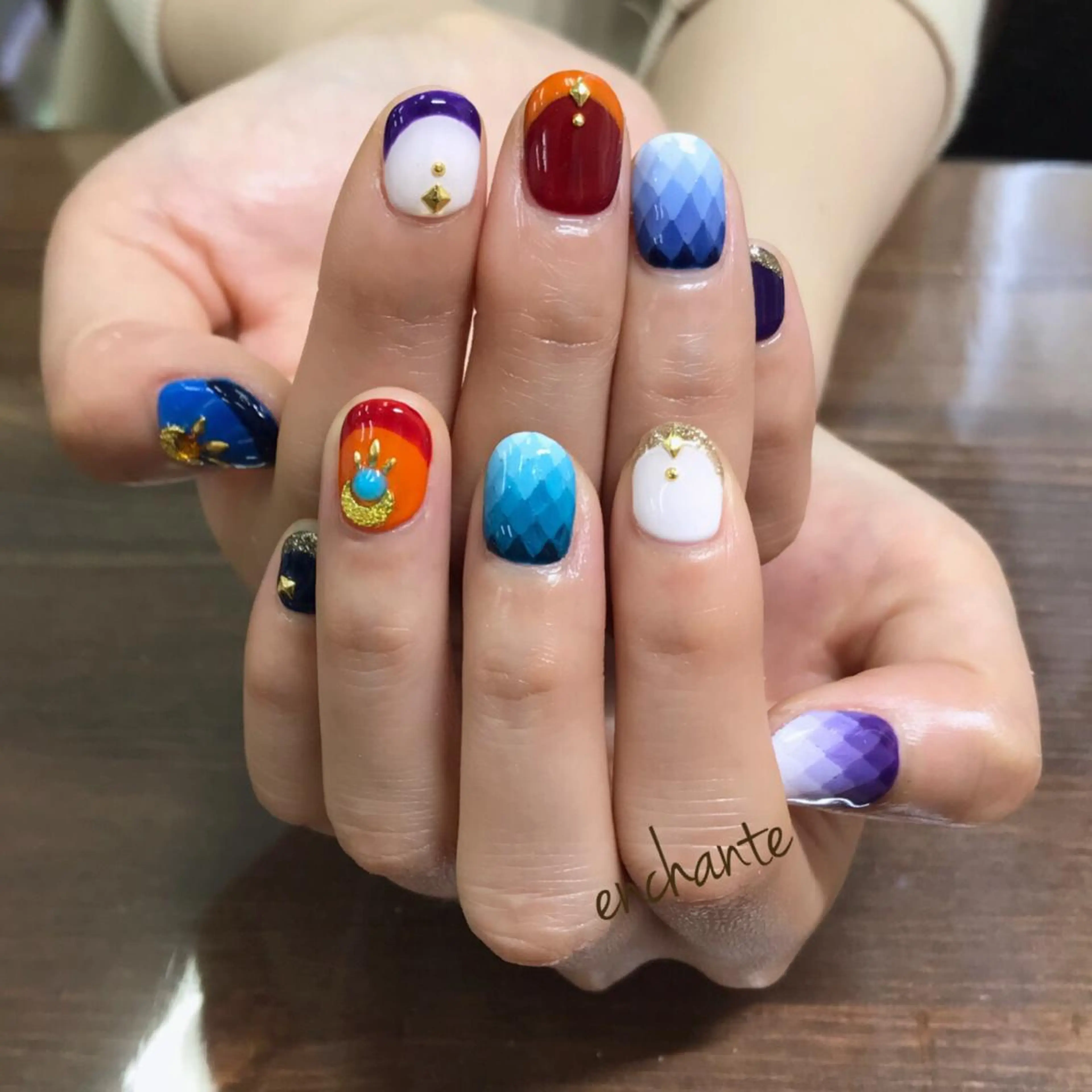 ネイル アンシャンテ所属・enchante 自由が丘のネイルデザイン