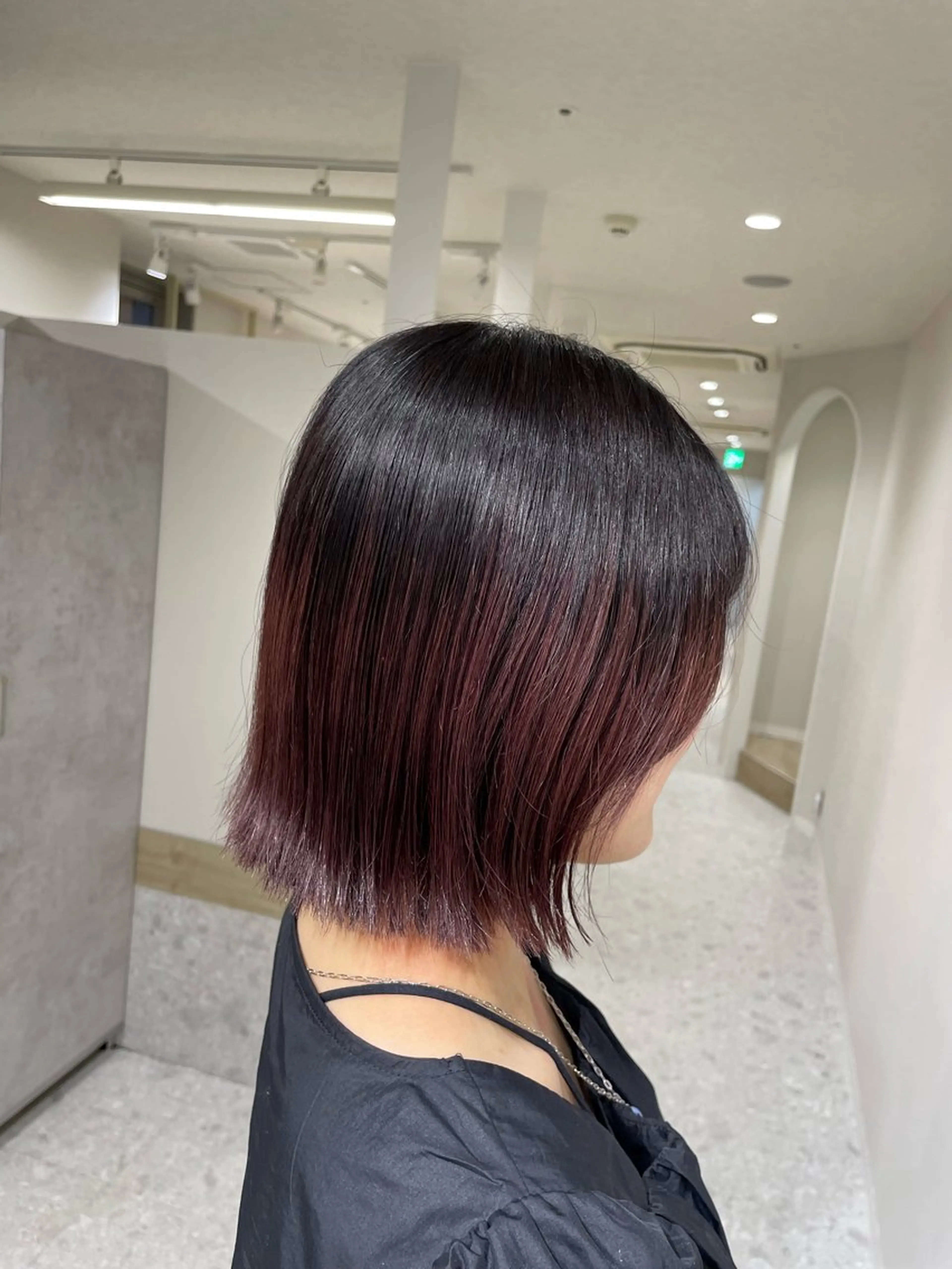 ショート カラー ブリーチ グラデーションカラー ピンクカラー カット ヘアカラー トリートメント 🩰ニシムラヒカリ 半個室salon♡*のヘアスタイル