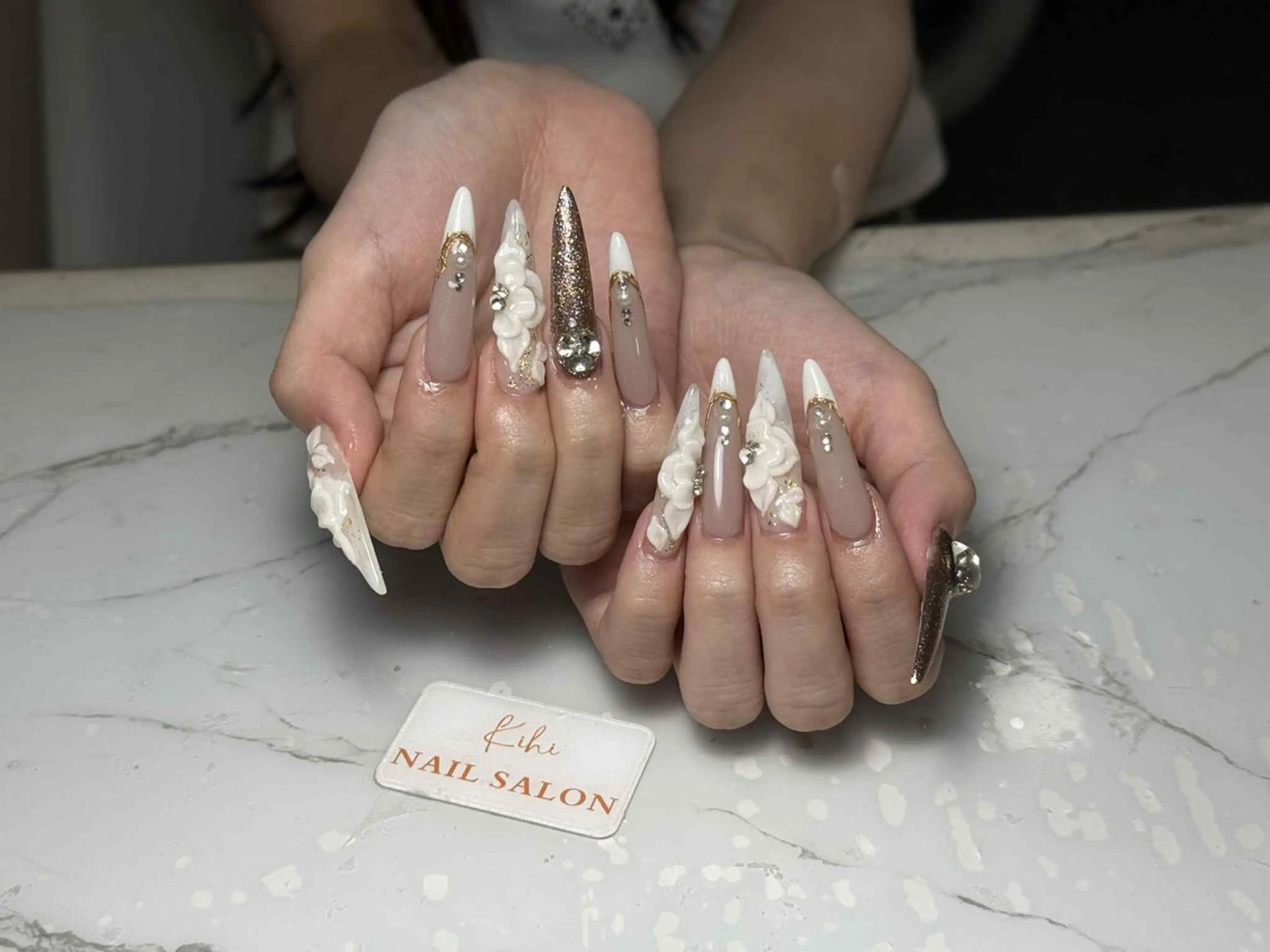 ネイル アートネイル フレンチネイル ジェルネイル グラデーション 韓国ネイル ハンドネイル ハンドケア Nail Salon Kihi さくらのネイルデザイン