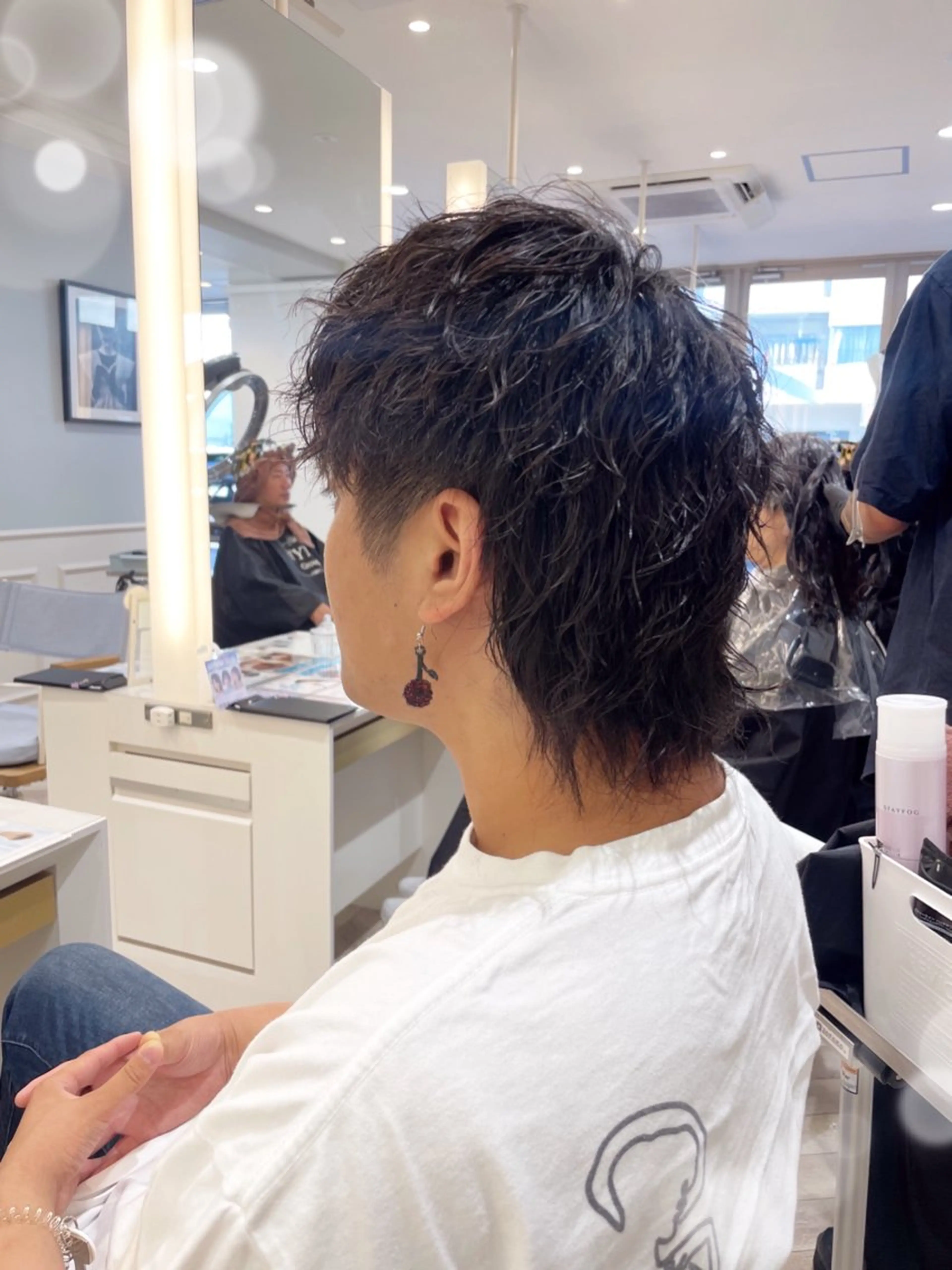 ショート カット パーマ 💐レイヤー/透明感 カラー💐智口彩香のヘアスタイル