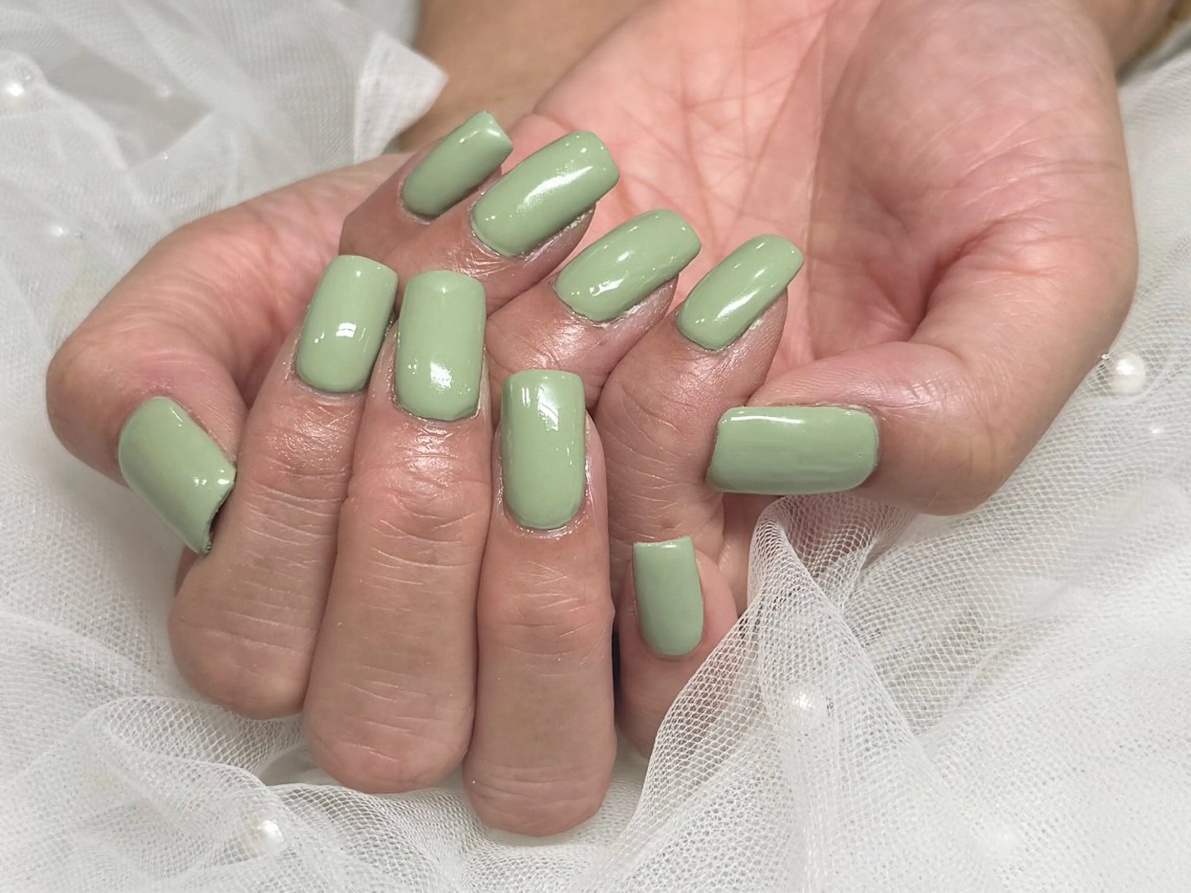 ネイル ハンドネイル Grandir しずくのネイルデザイン