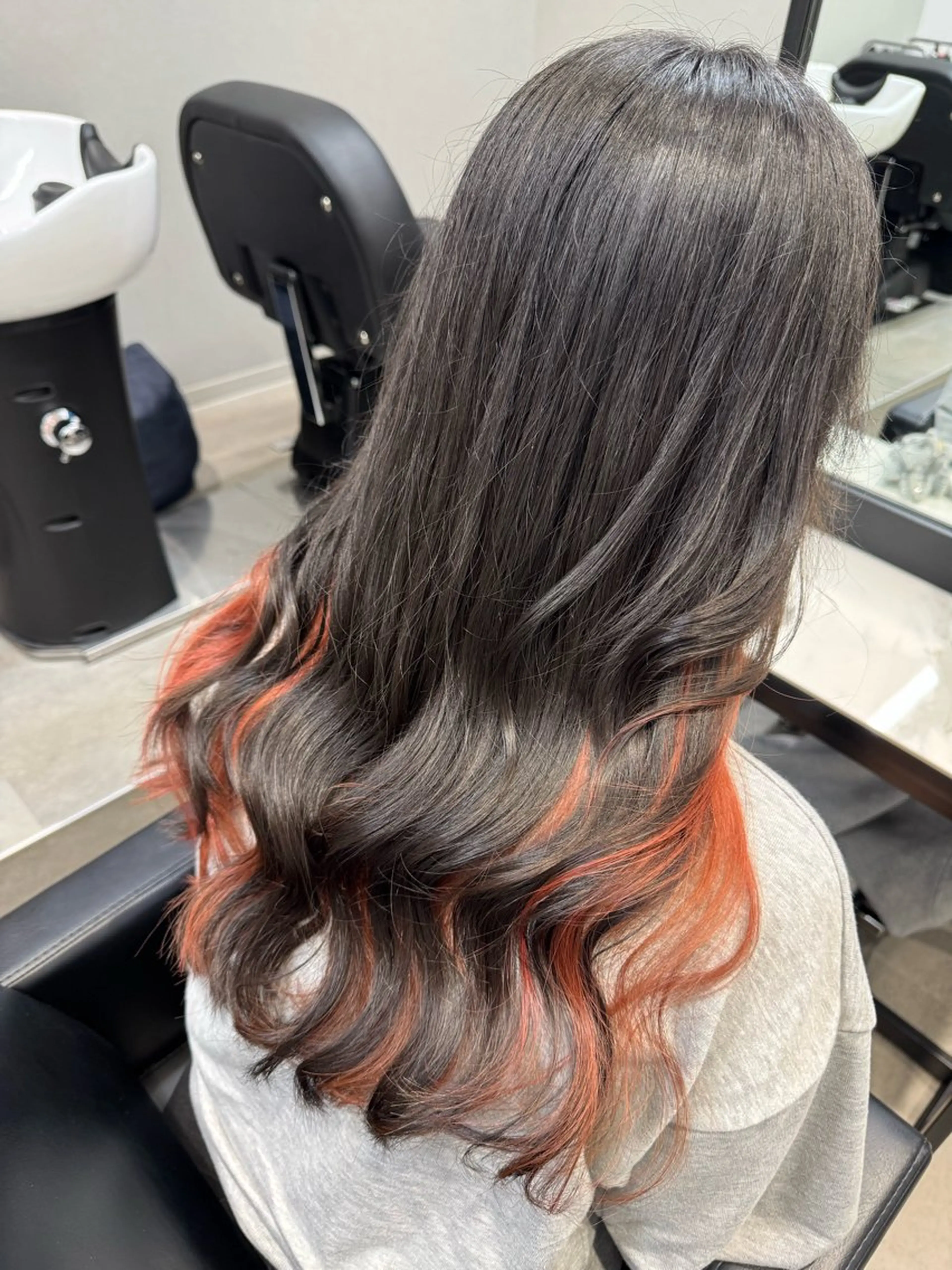 カラー 🩷暖色/ケアブリー チ/nonoka🎀のヘアスタイル