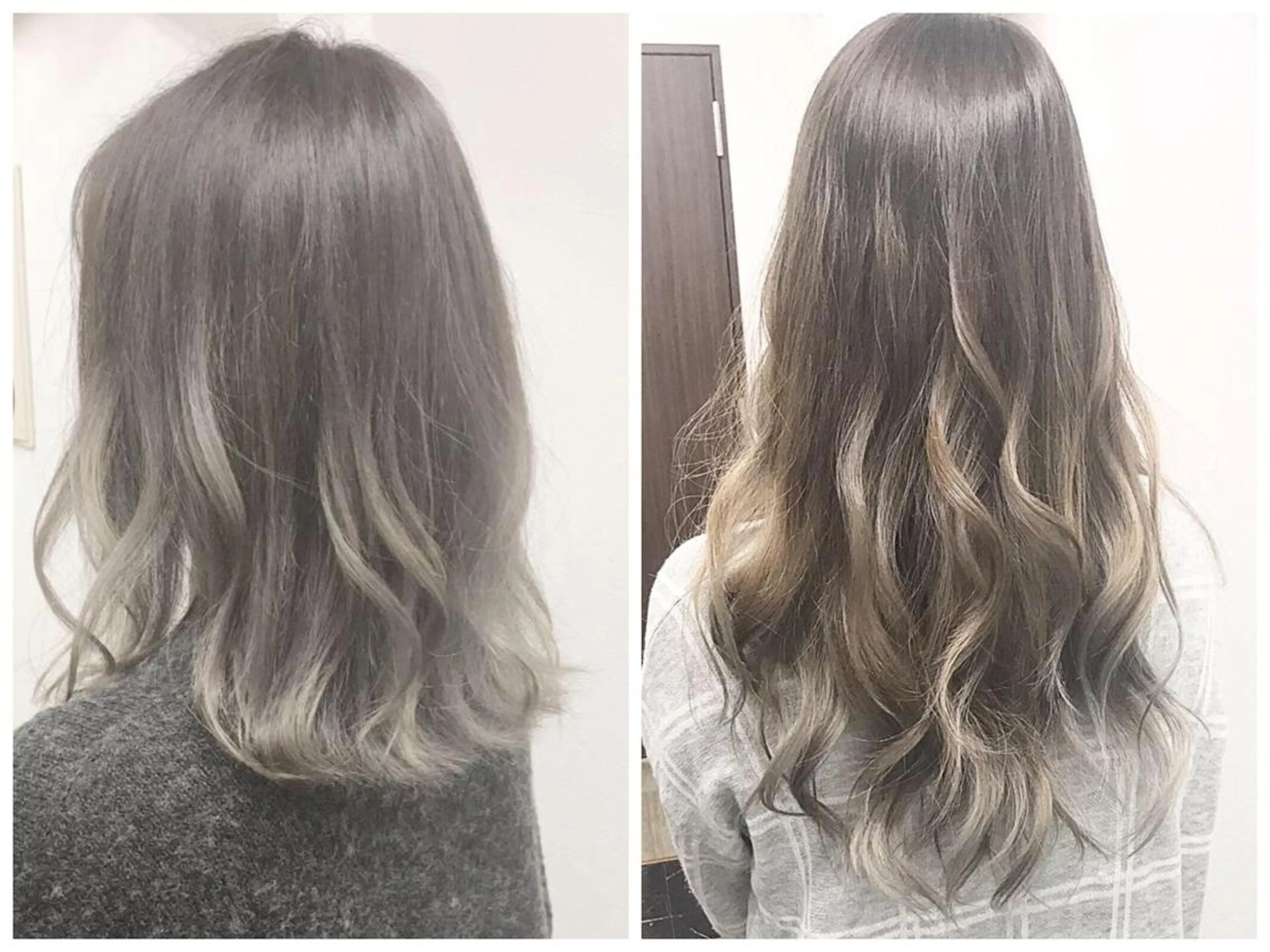 ミディアム カラー グラデーションカラー ヤナ マネージャーのヘアスタイル