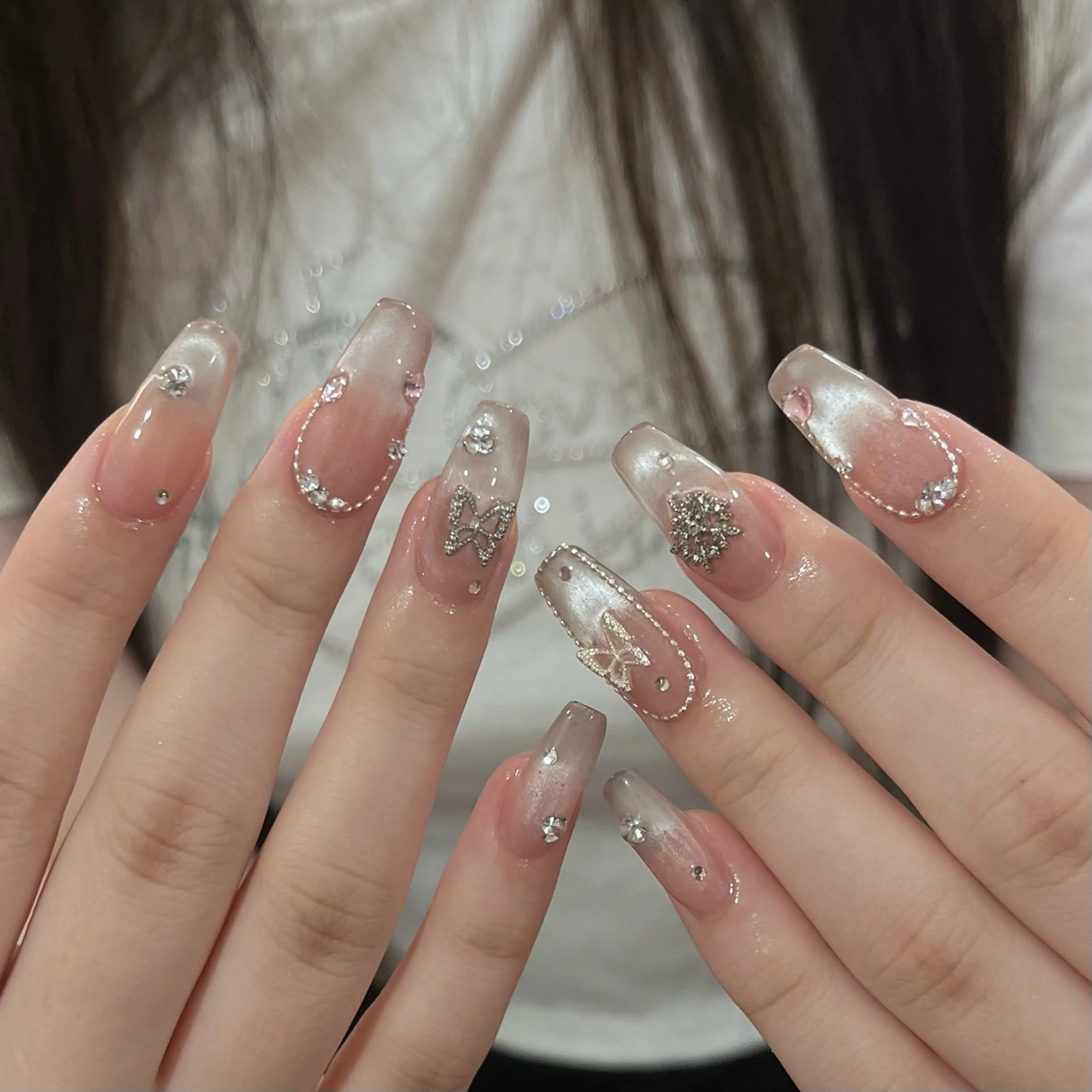 ネイル 韓国ネイル ワンホンネイル ハンドネイル ハンドケア Chang _Nailのネイルデザイン
