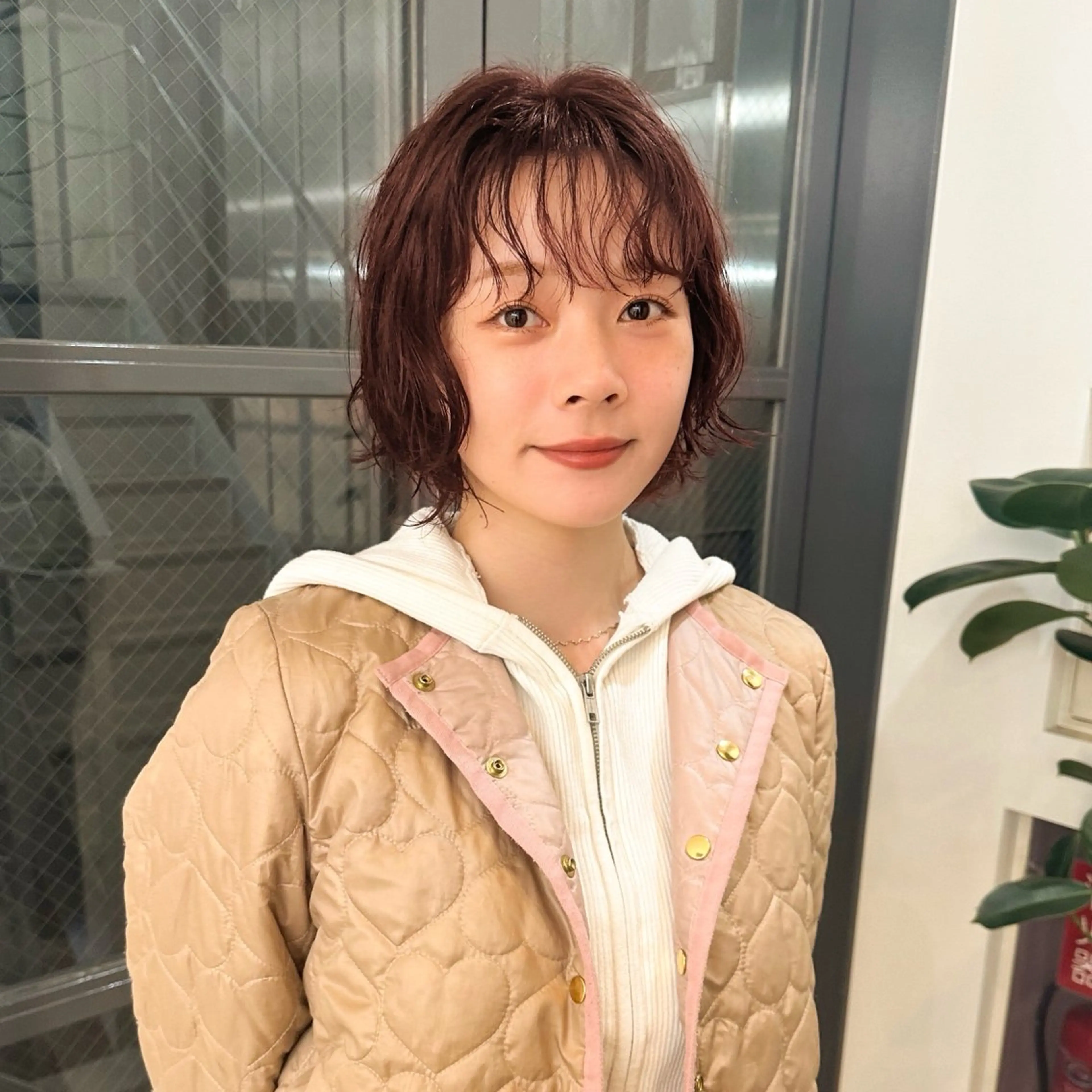 パーマ ボブ 新宿パーマ美容師 〰️rika〰️のヘアスタイル