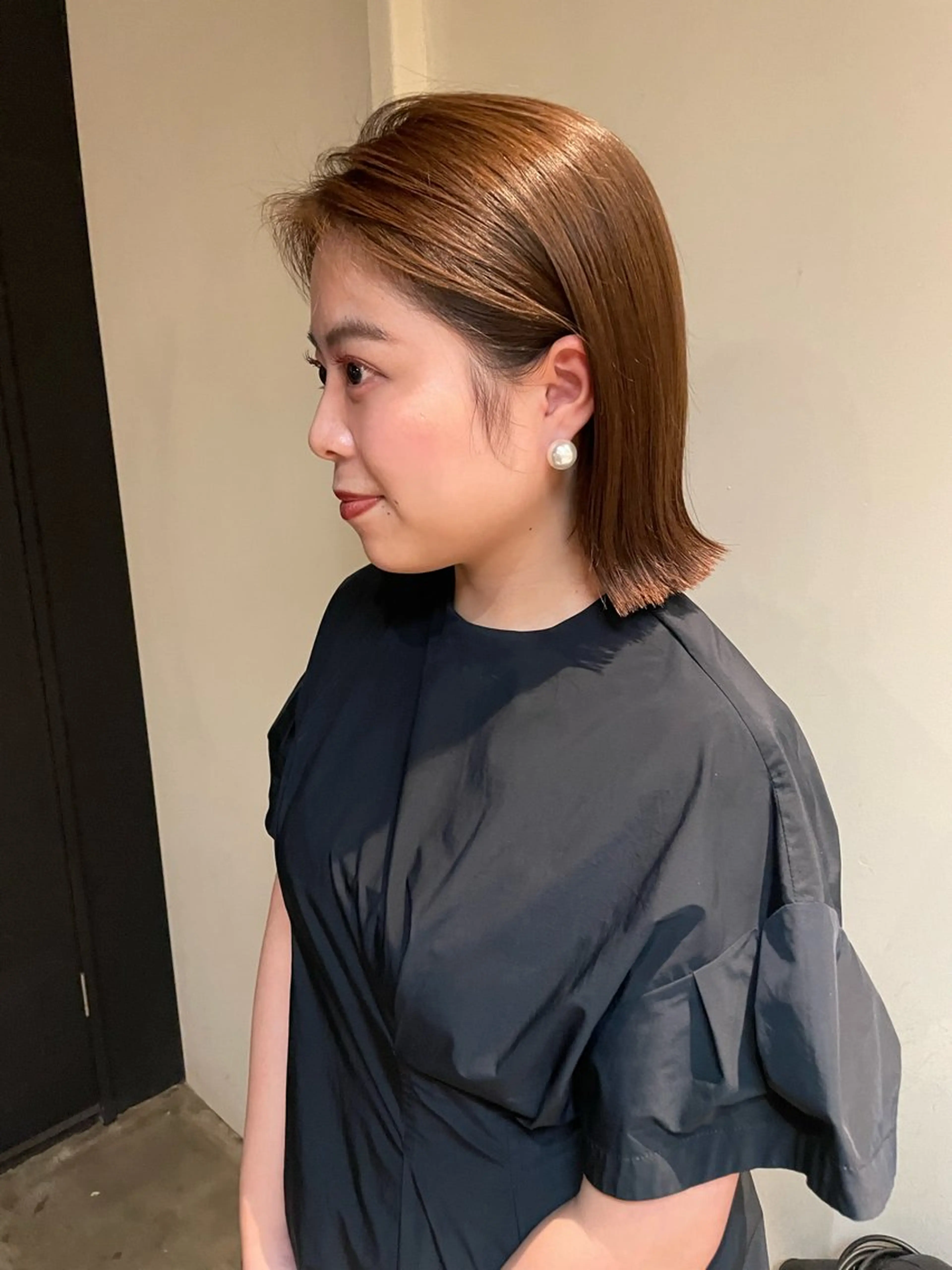 ハナ🌼 ボブ/パーマのヘアスタイル