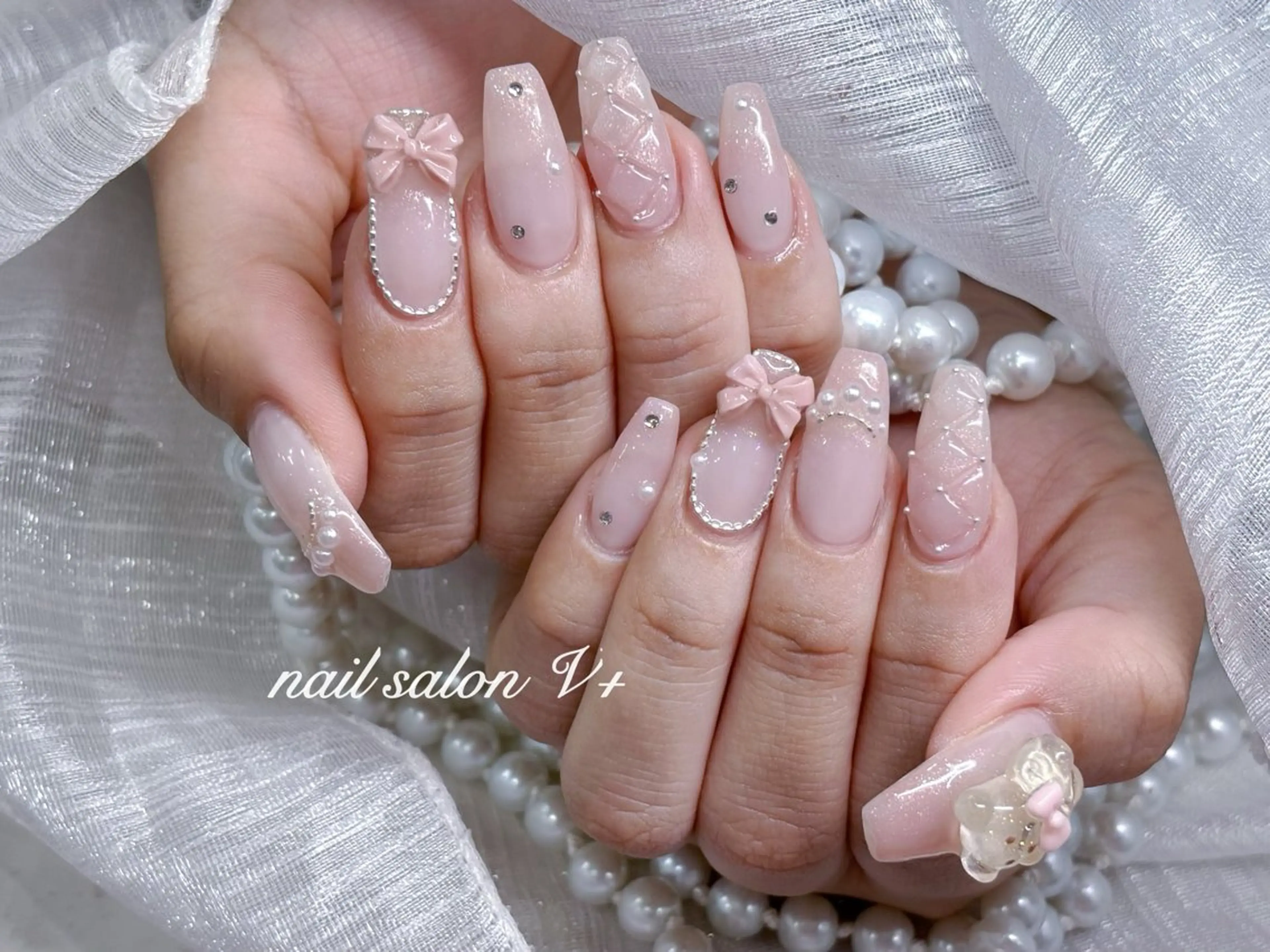 ネイル ハンドネイル Nailsalon Vi+ももか🩷のネイルデザイン