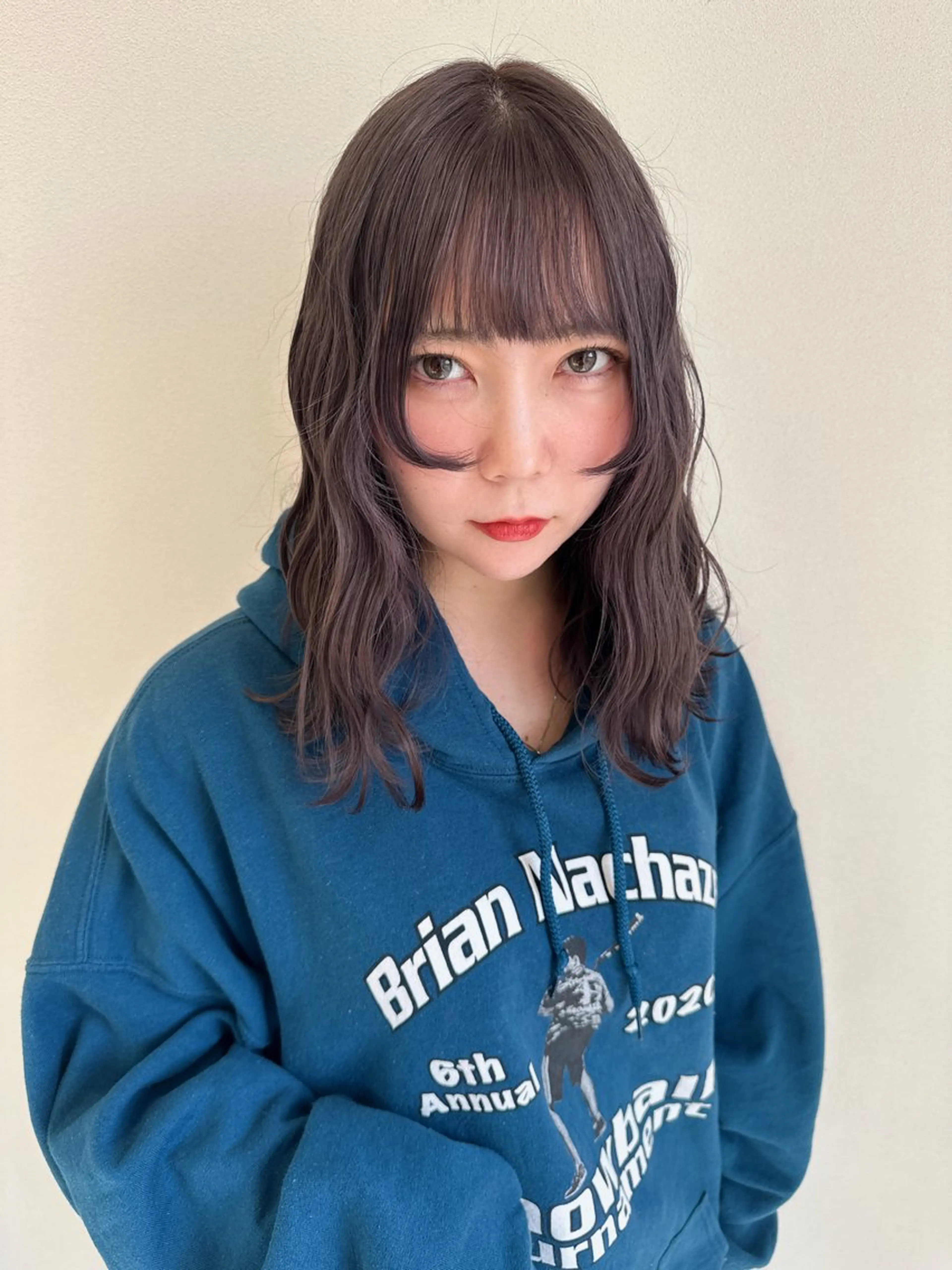 ミディアム カラー ラベンダーカラー ヘアカラー 艶カラー/エクステ/ MIRAI🪽のヘアスタイル