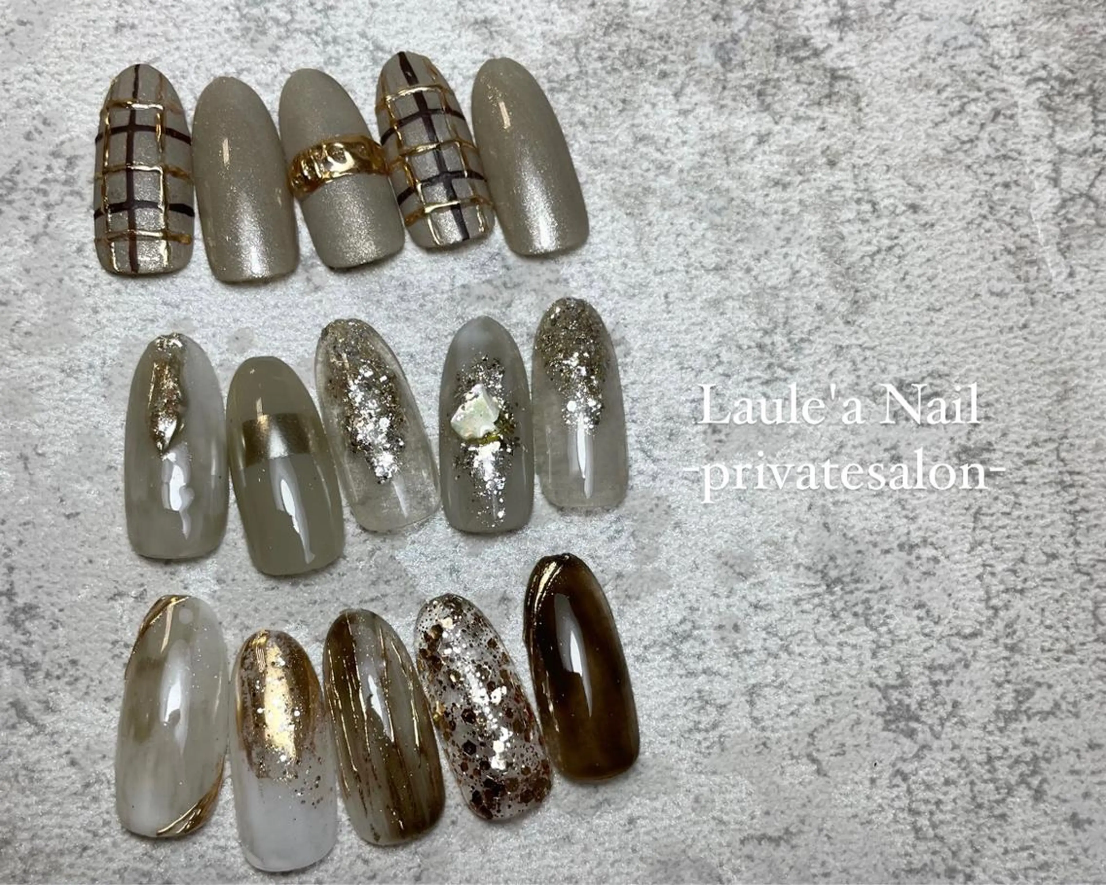 ミディアム ReAnc所属・💎ReAnc💎 （Laule'a ）のネイルデザイン