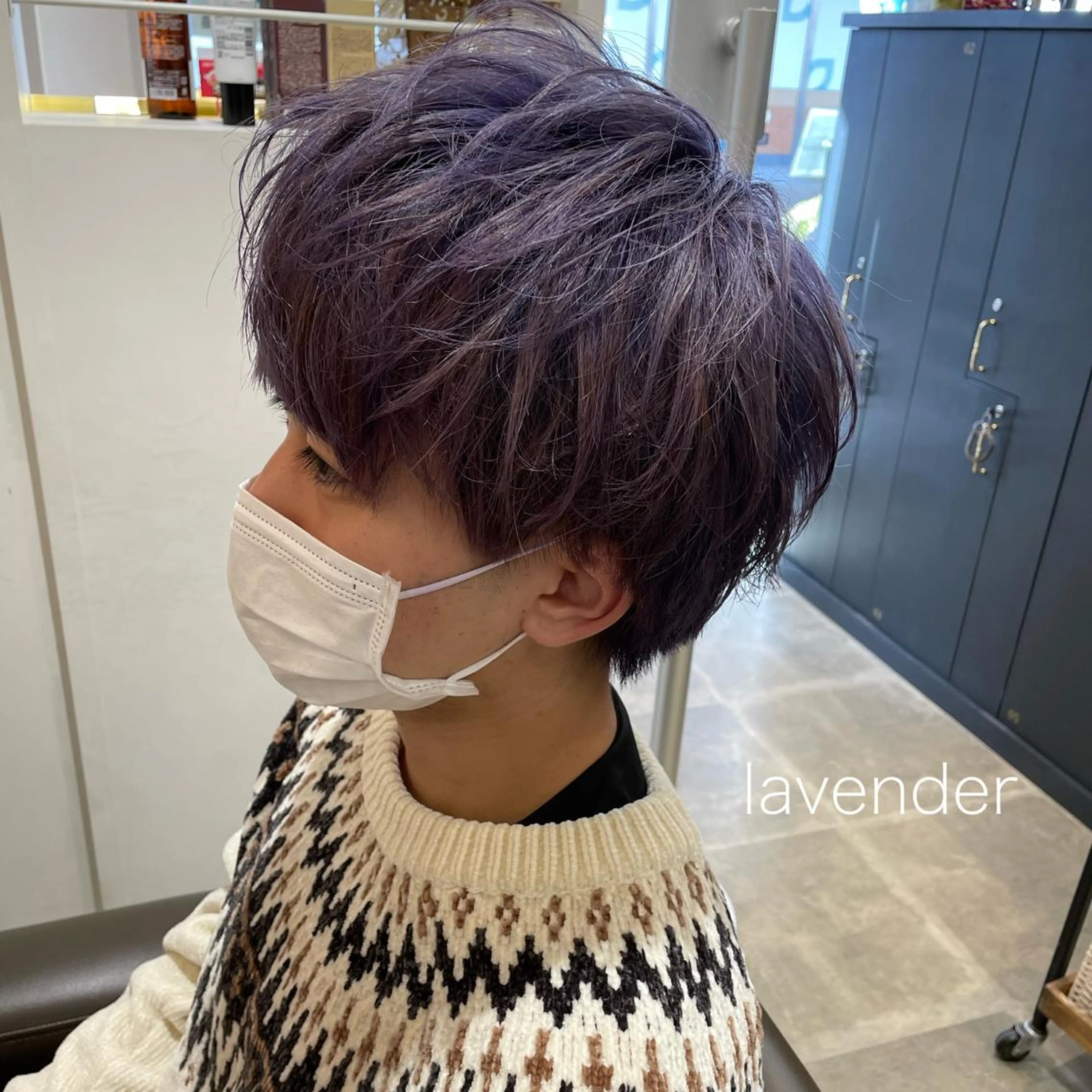 カラー メンズ メンズブリーチ ブリーチ 細沼 葵のヘアスタイル