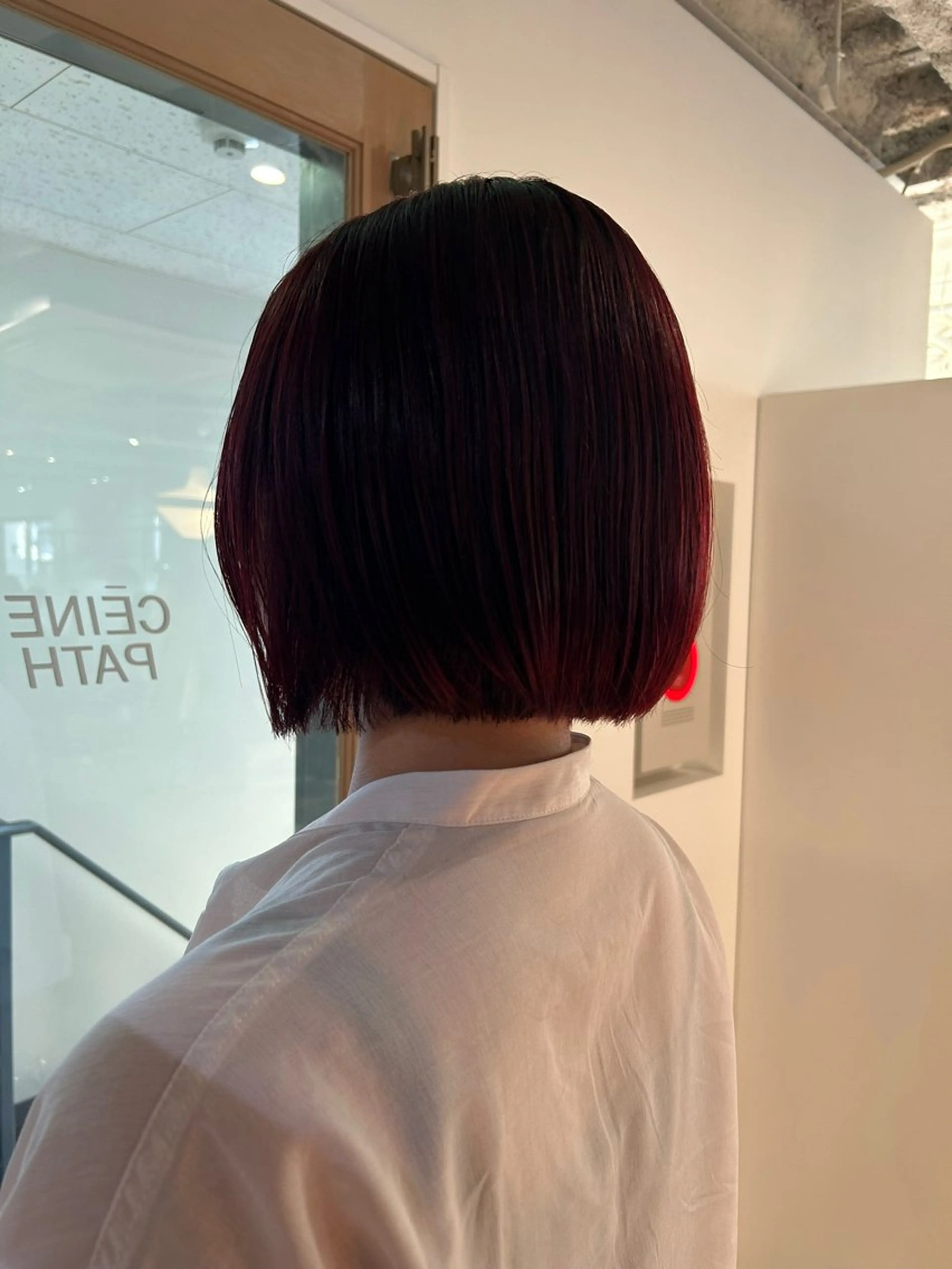 ショート カット ヘアカラー トリートメント 【ボブ/縮毛矯正 /髪質改善】motoのヘアスタイル