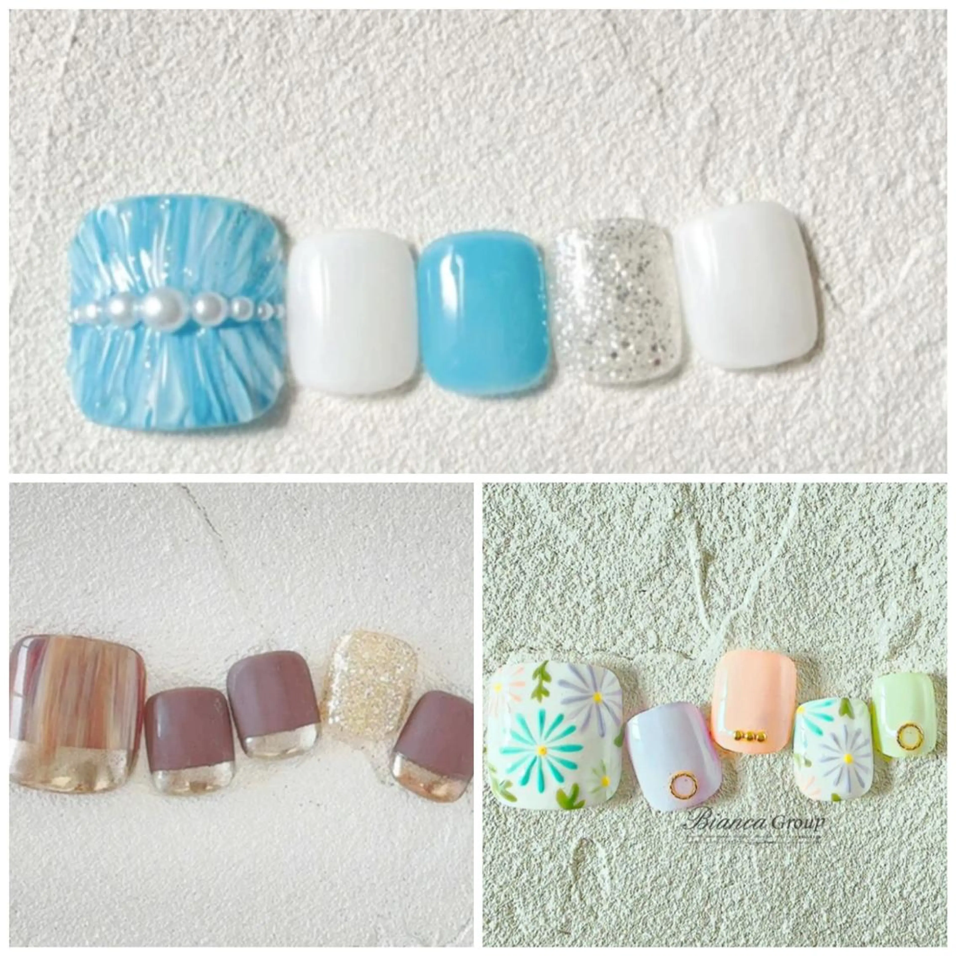 ネイル フットネイル フットネイル Bianca 名駅店  rinnのネイルデザイン