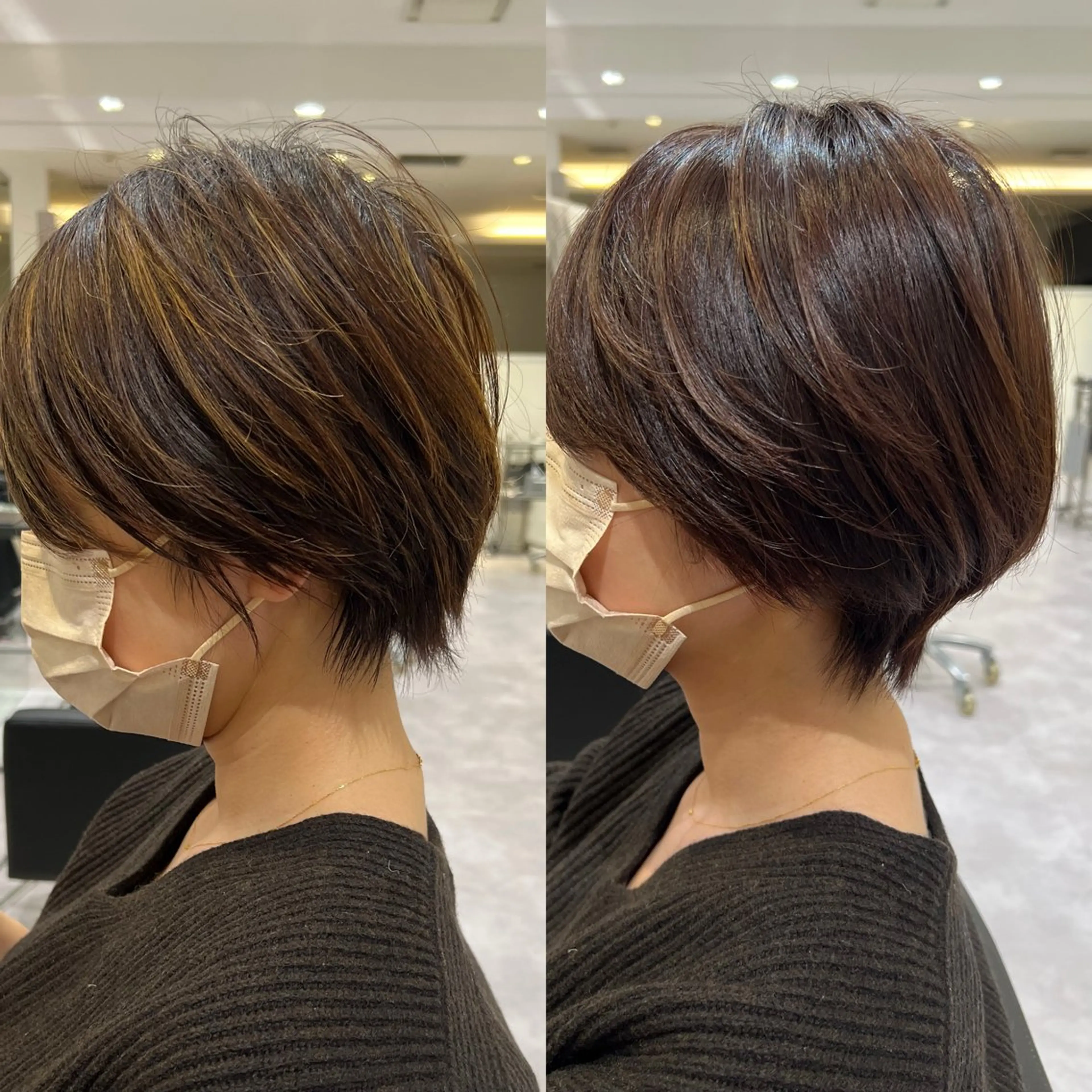 ショート 無料カットモデル/ 丸みショート/たくみのヘアスタイル