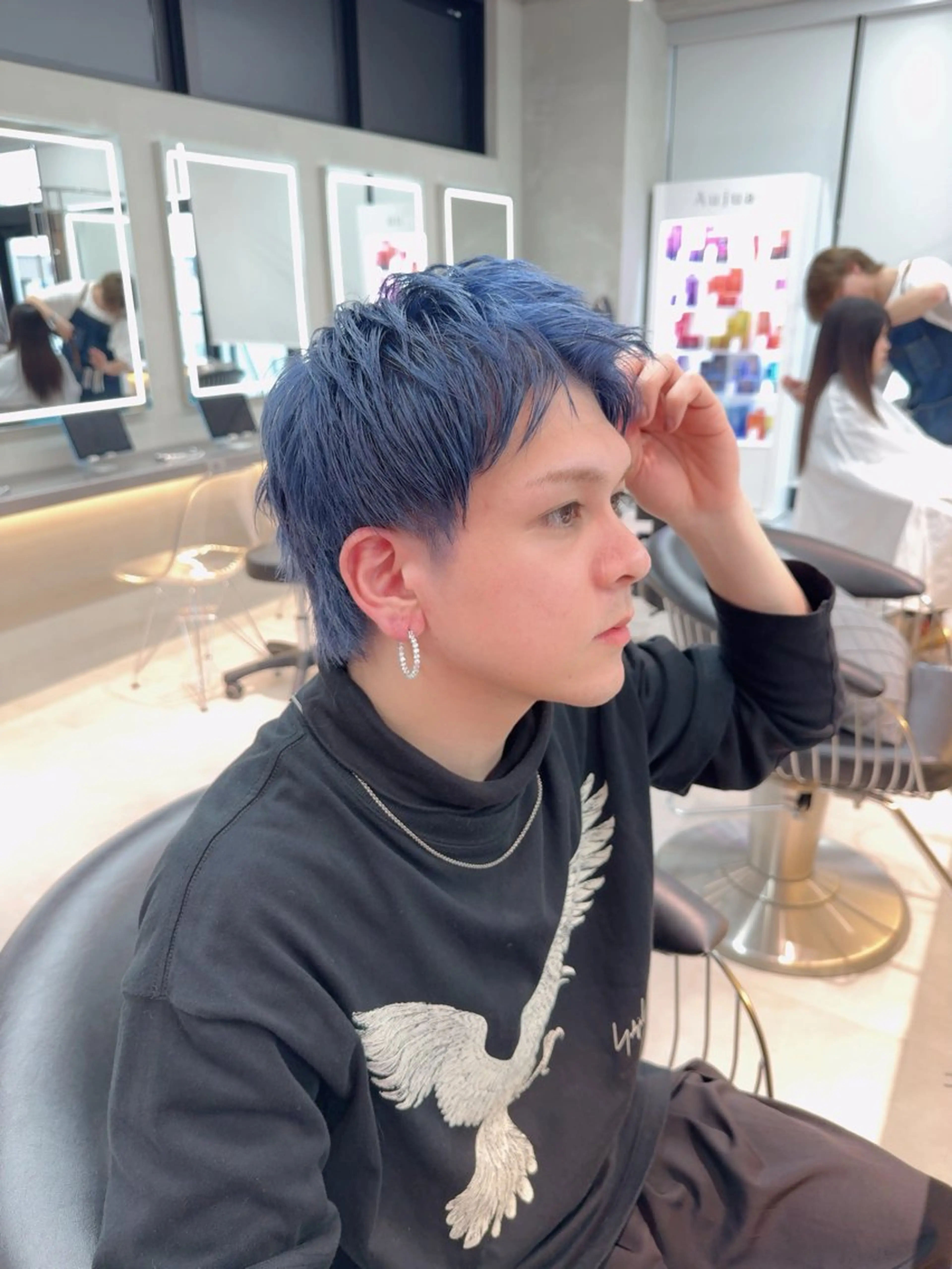 メンズ Lond Mirror所属・けいし　メンズカット ボブカットのヘアスタイル