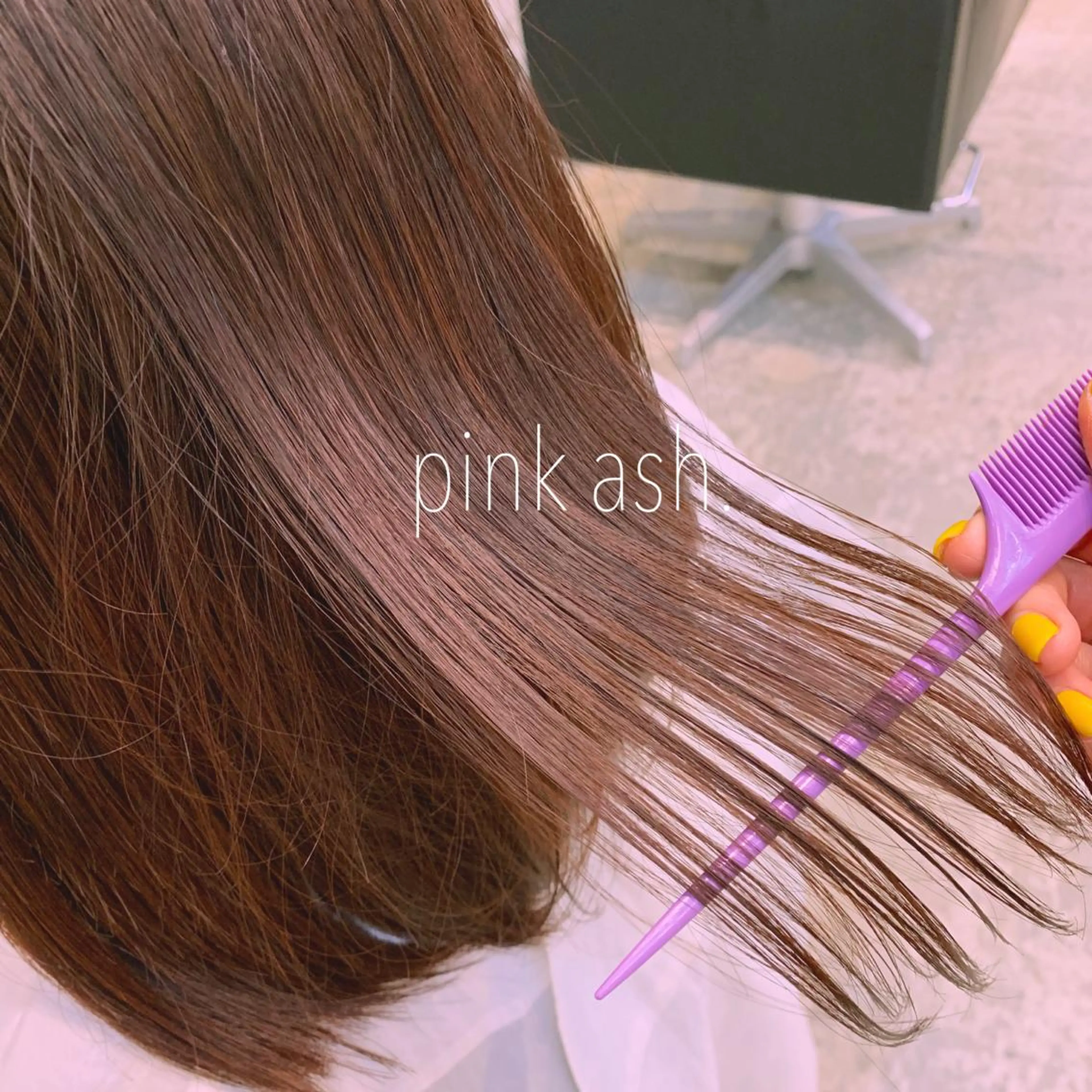 ミディアム カラー ヘアアレンジ 江原 綾花のヘアスタイル