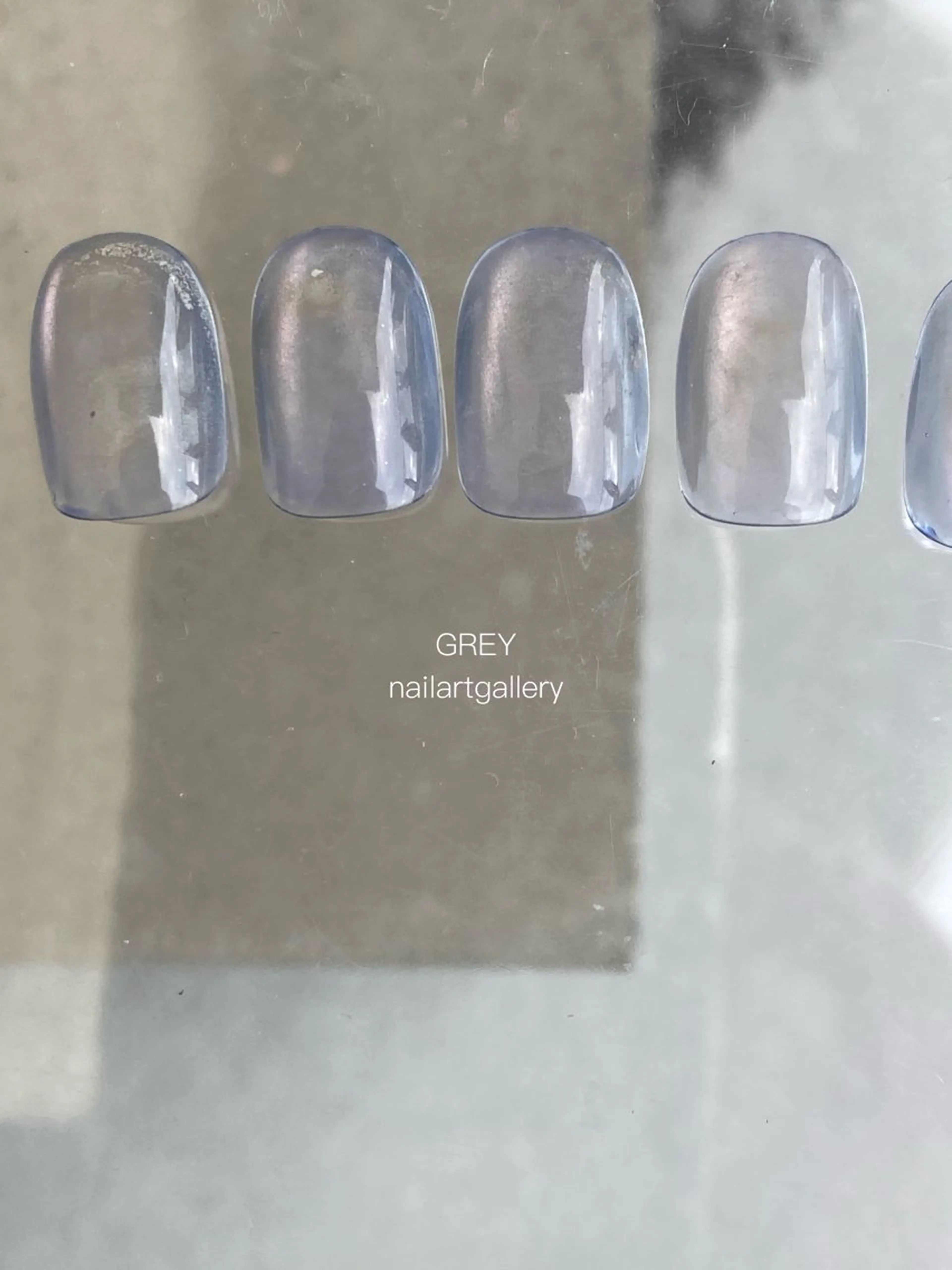 ネイル アートネイル 【GREY】 TAIRAのネイルデザイン