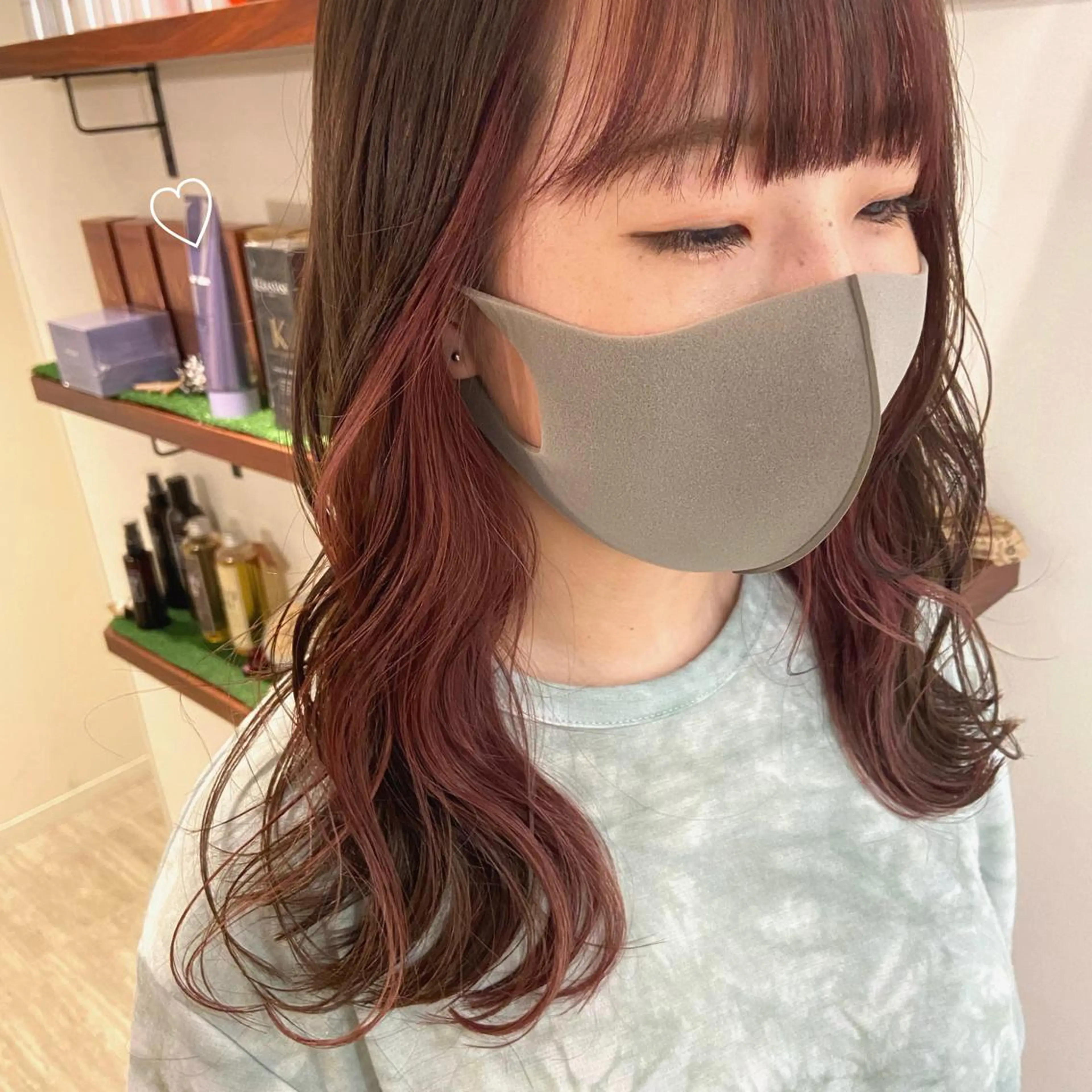 ロング カマチョ タイスのヘアスタイル