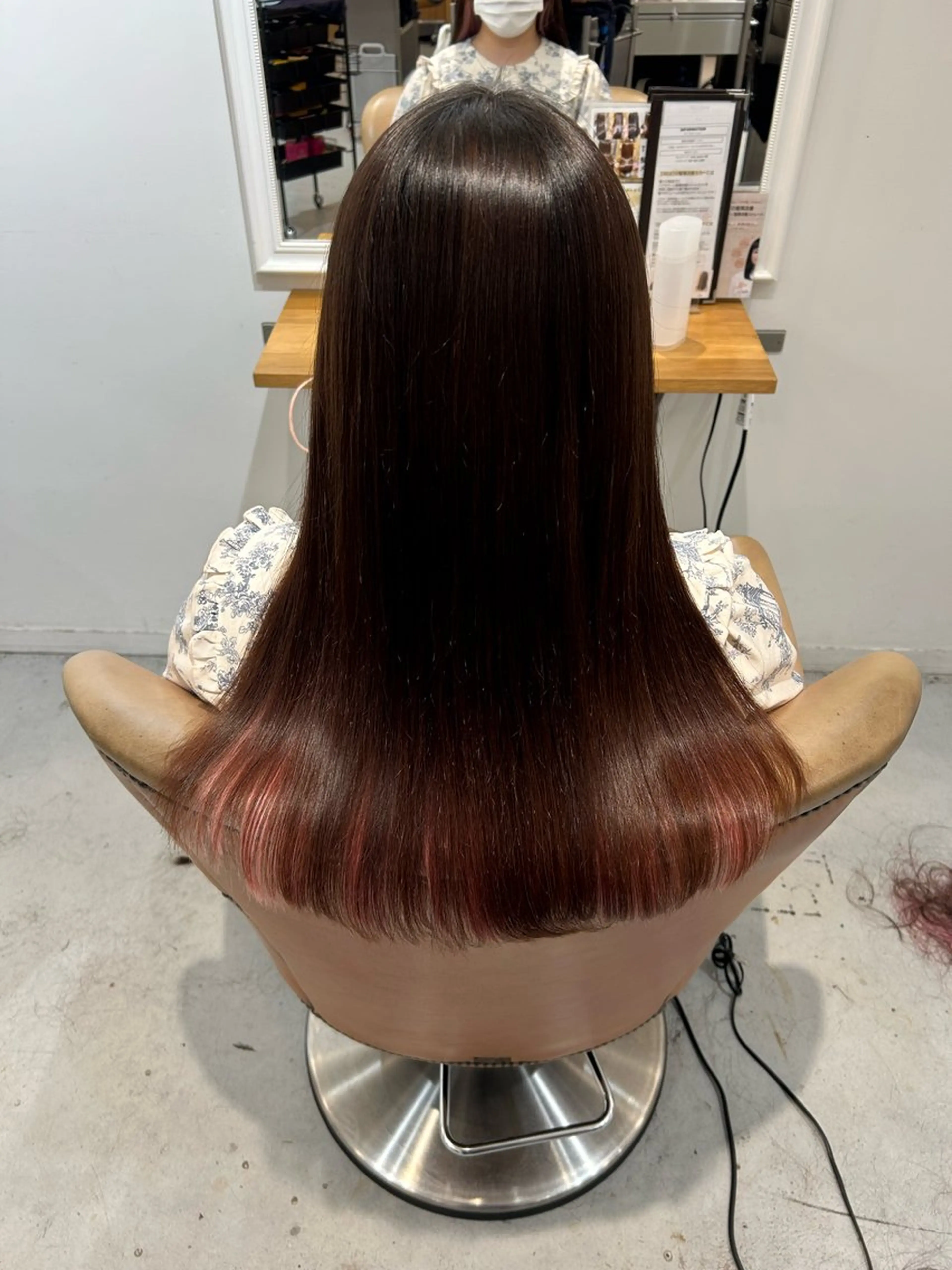 ロング トリートメント カット トリートメント 吉原 来華のヘアスタイル
