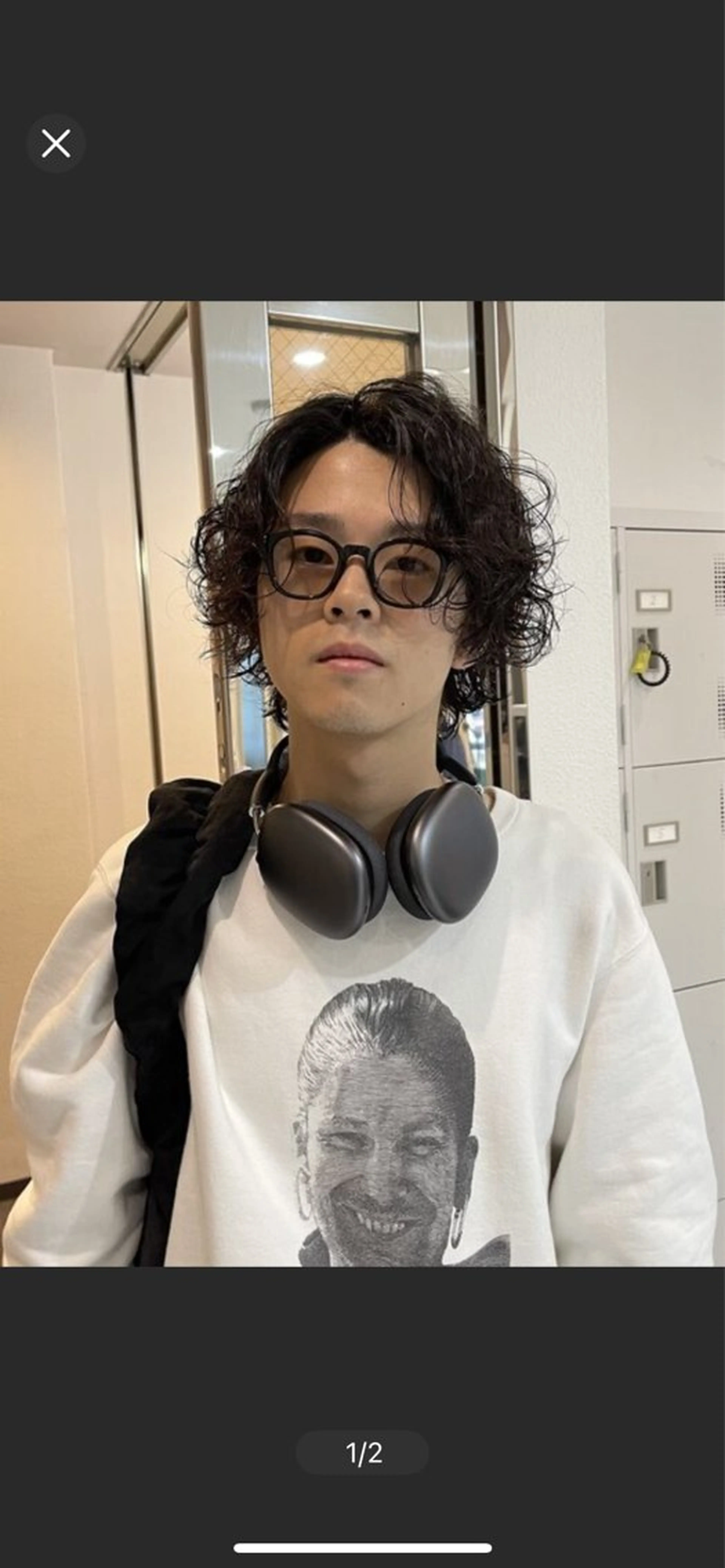 メンズカット＋パーマの写真