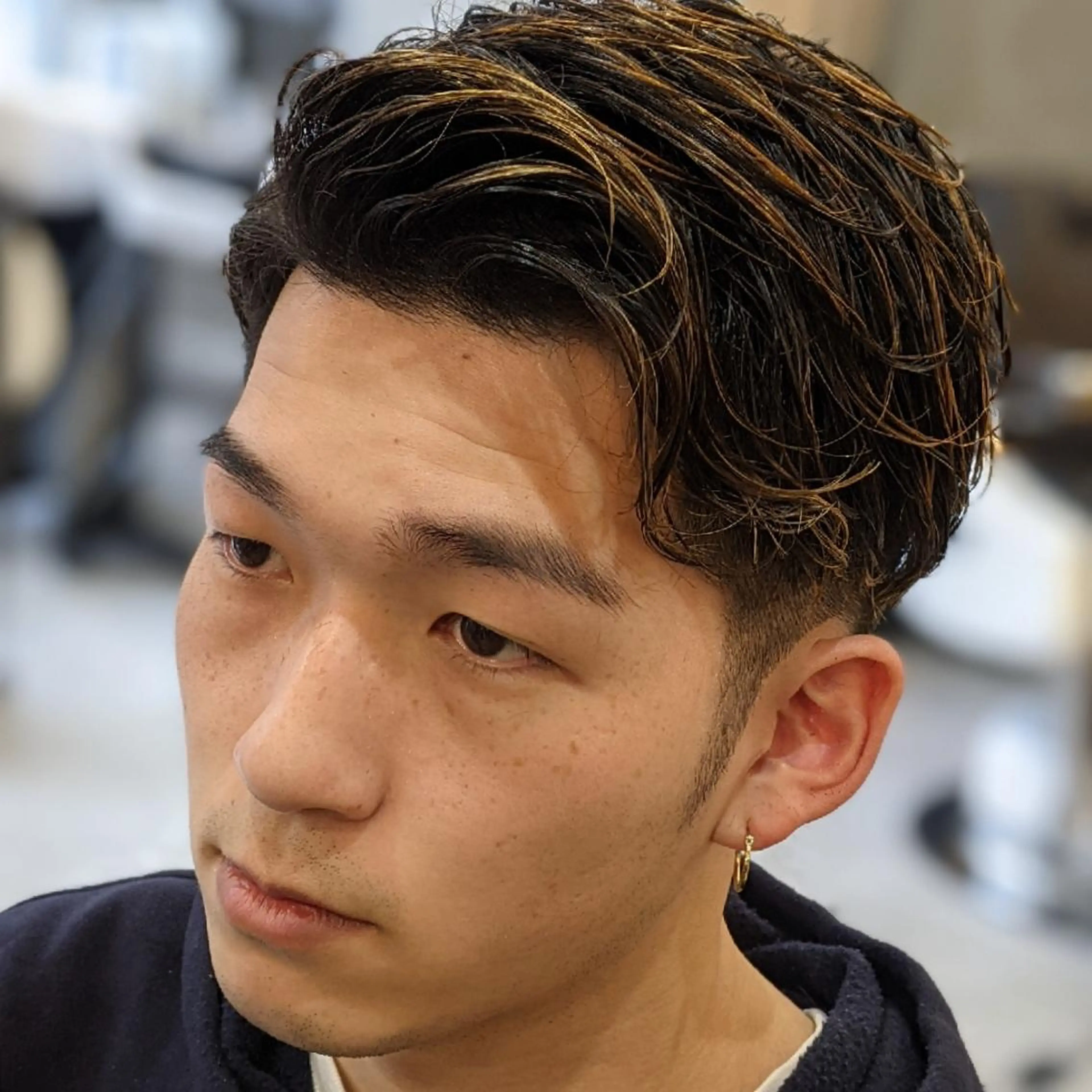 ミディアム FRANK'SBARBER所属・💈山本  卓士💈のヘアスタイル