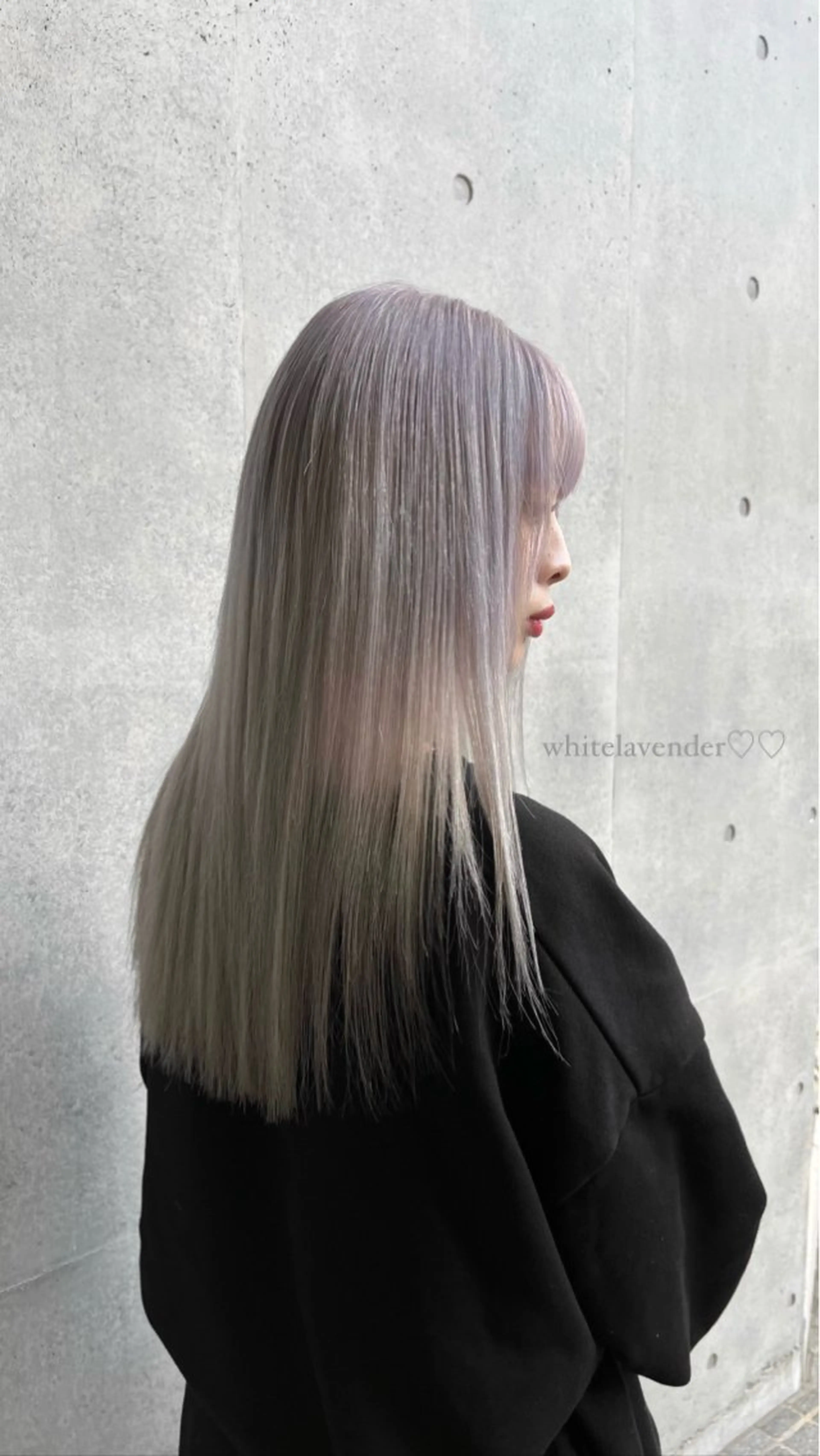 ロング カラー morrow by suntown所属・💙AKANE ハイライトカラー💙のヘアスタイル