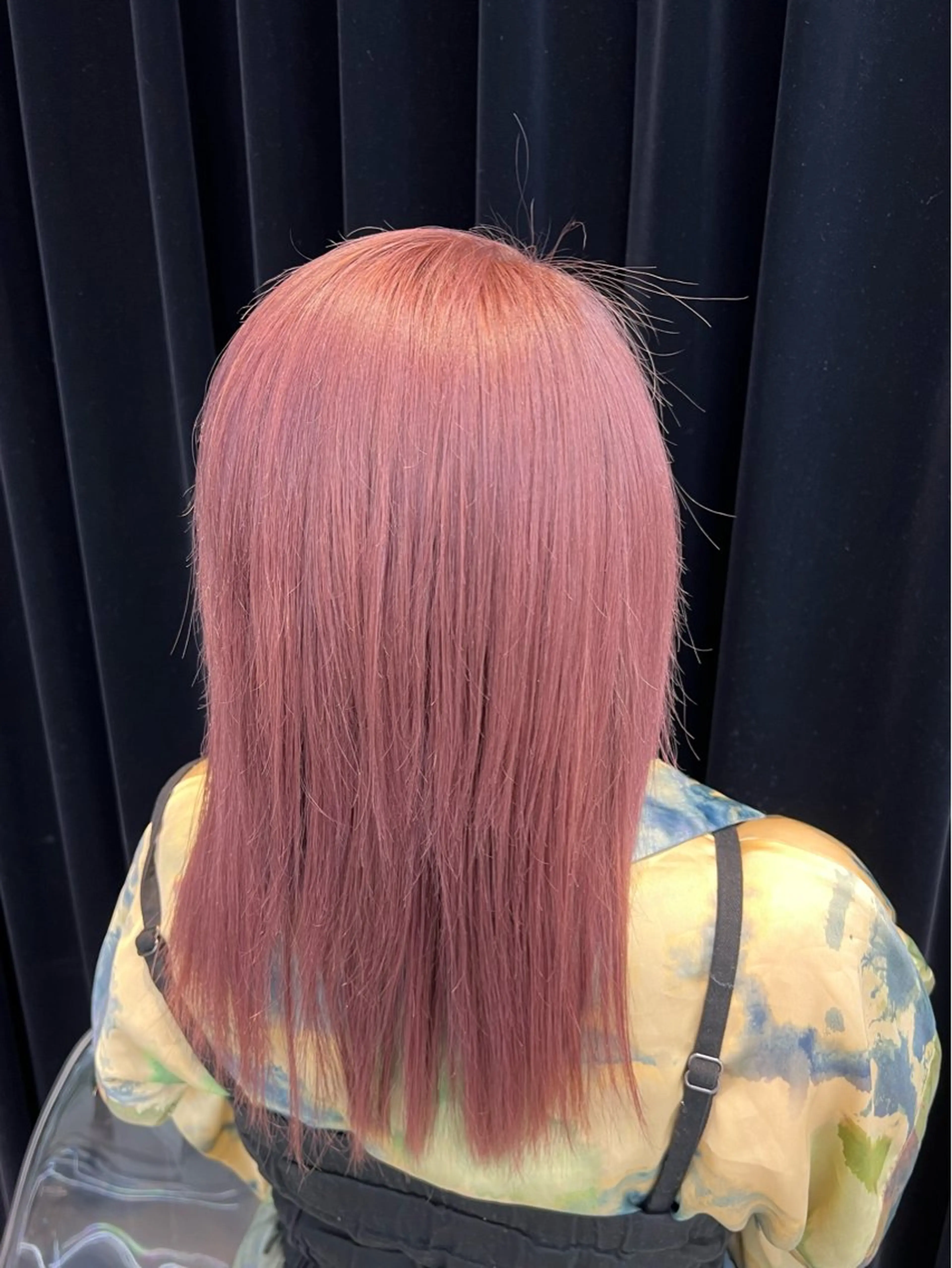ミディアム カラー ブリーチ ラベンダーカラー ラベンダーピンク ピンクカラー ヘアカラー トリートメント あすか JILLSTUDIOのヘアスタイル