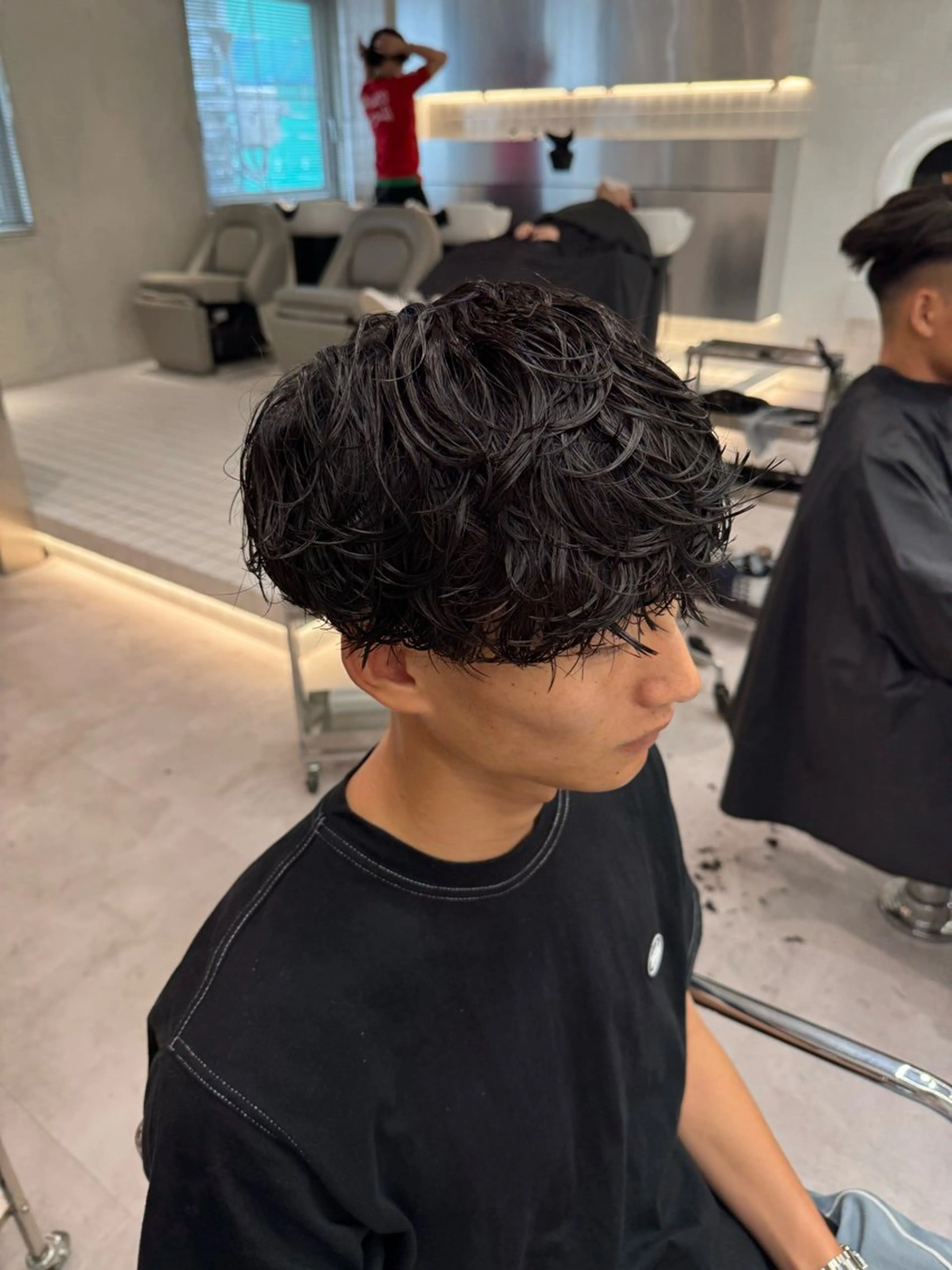 パーマ メンズ メンズパーマ メンズサロンU所属・ブリーチ/パーマ特化 片平和寿のヘアスタイル