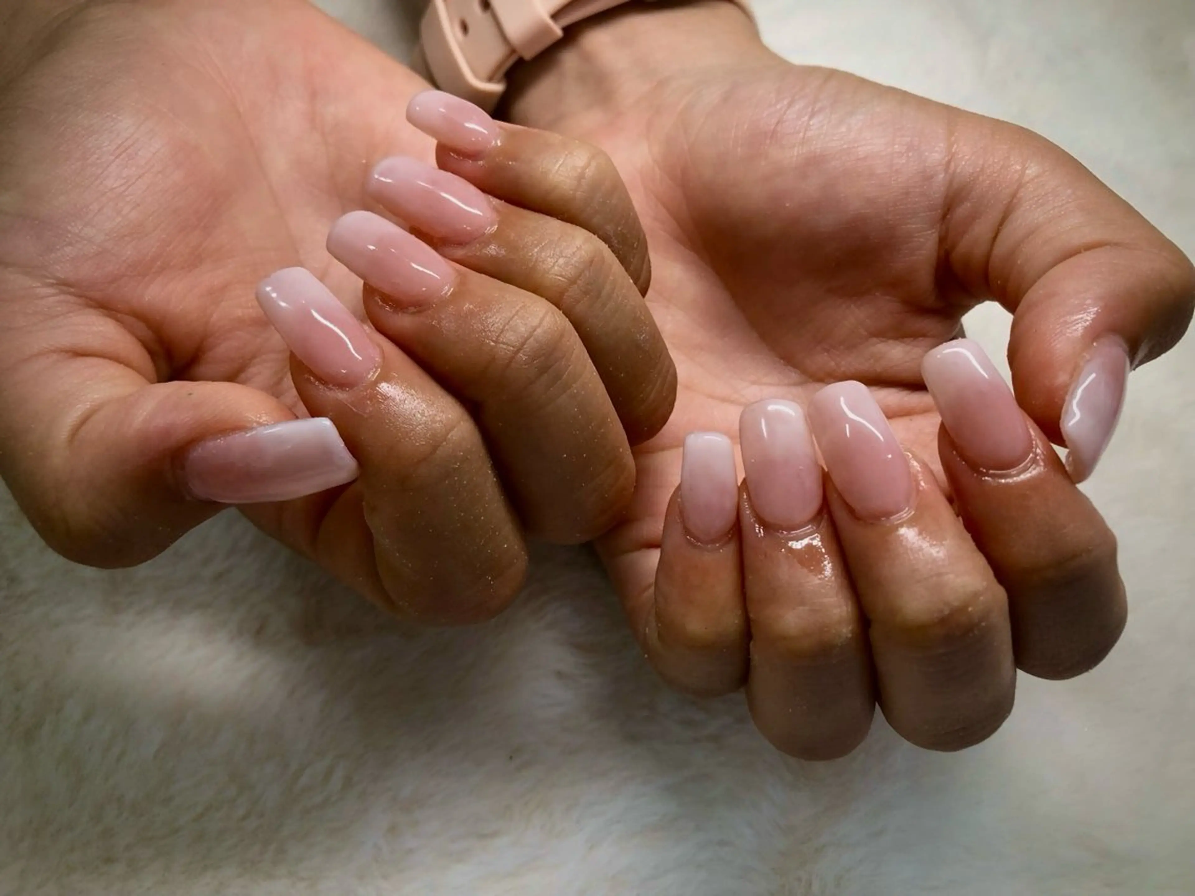 ネイル 長さ出し シンプルネイル ハンドネイル 心斎橋Salon Epokkuのネイルデザイン