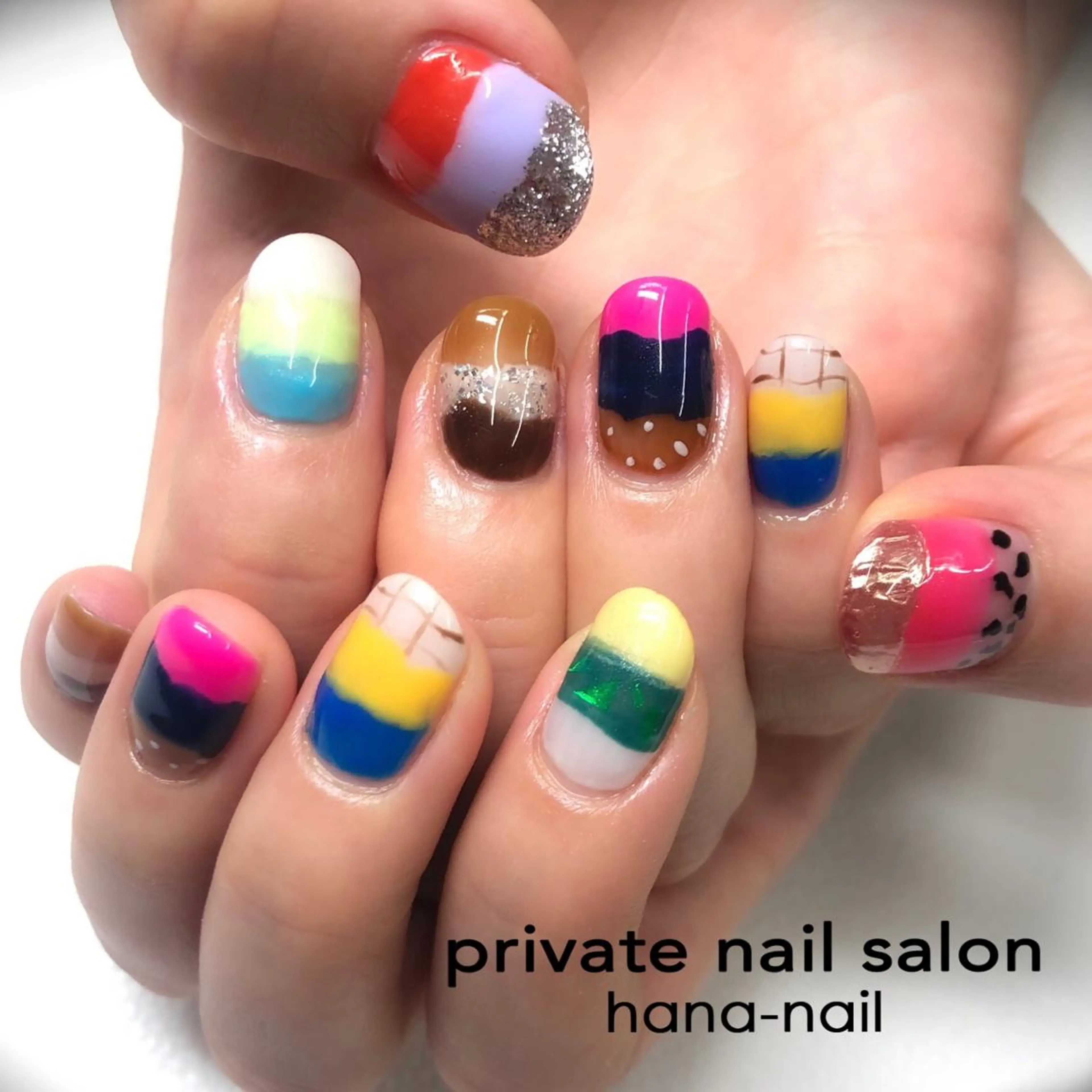 ネイル HANA-NAILハナネイル福山所属・Kao hana-nailのネイルデザイン