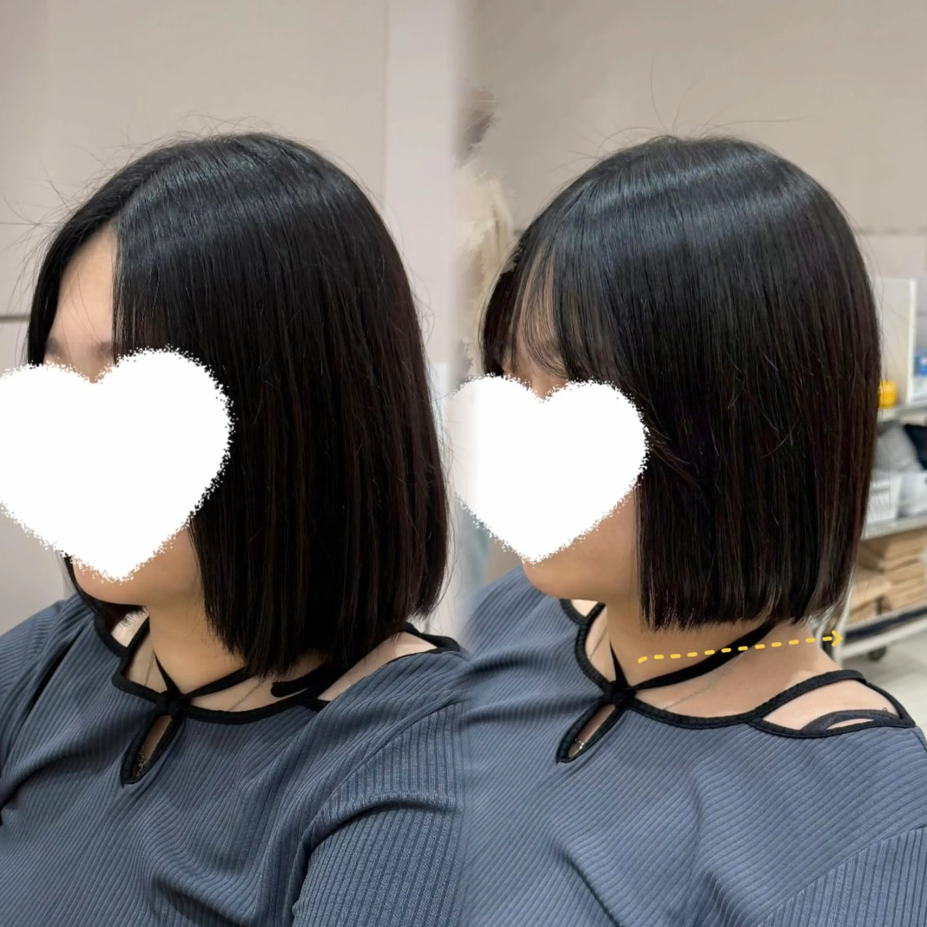 ショート カット ヘアカラー 縮毛矯正 トリートメント 内田 志乃のヘアスタイル
