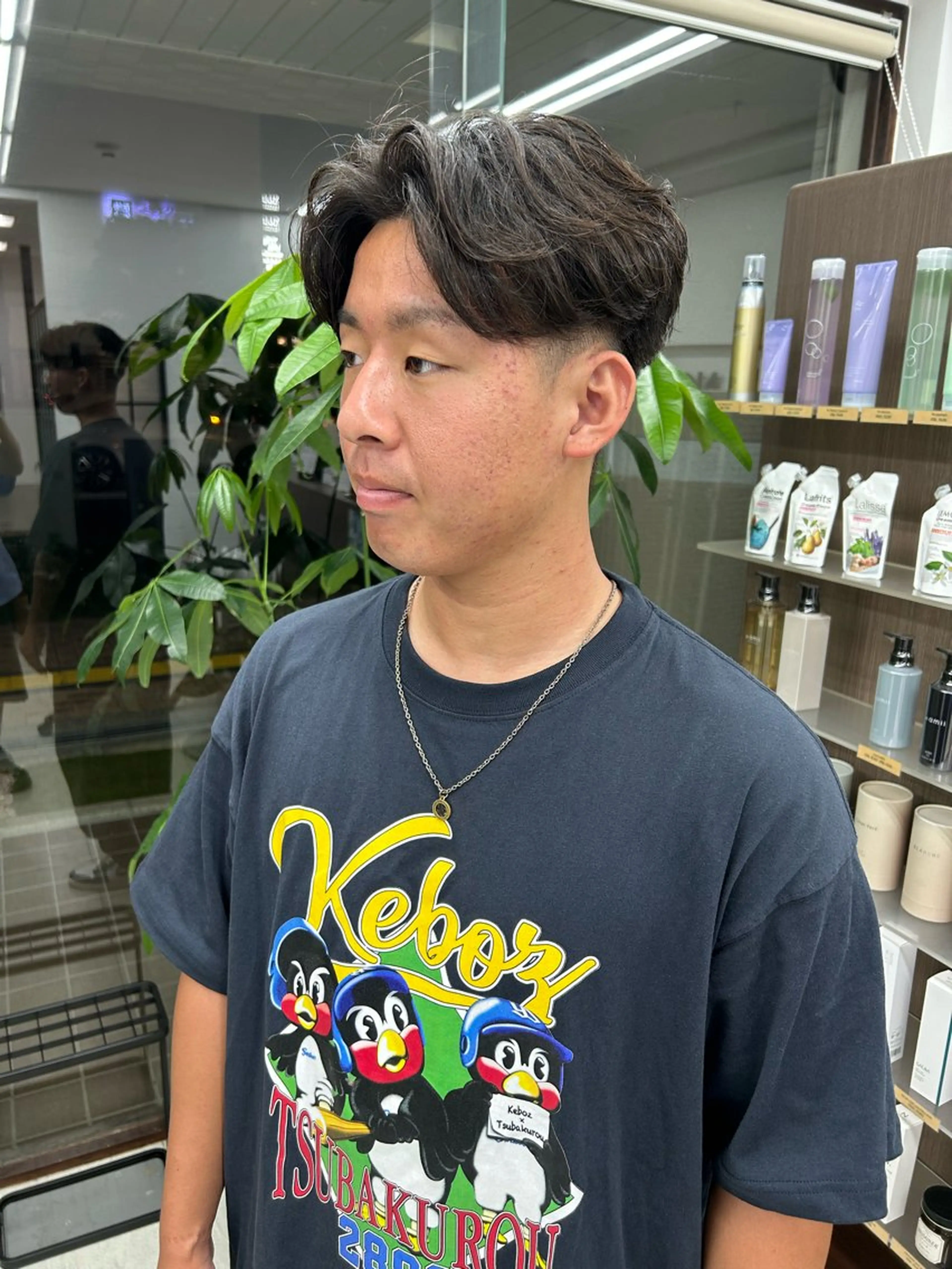 ショート パーマ メンズ メンズパーマ ニュアンスパーマ トレンドメンズパーマ /タカシマダイスケのヘアスタイル