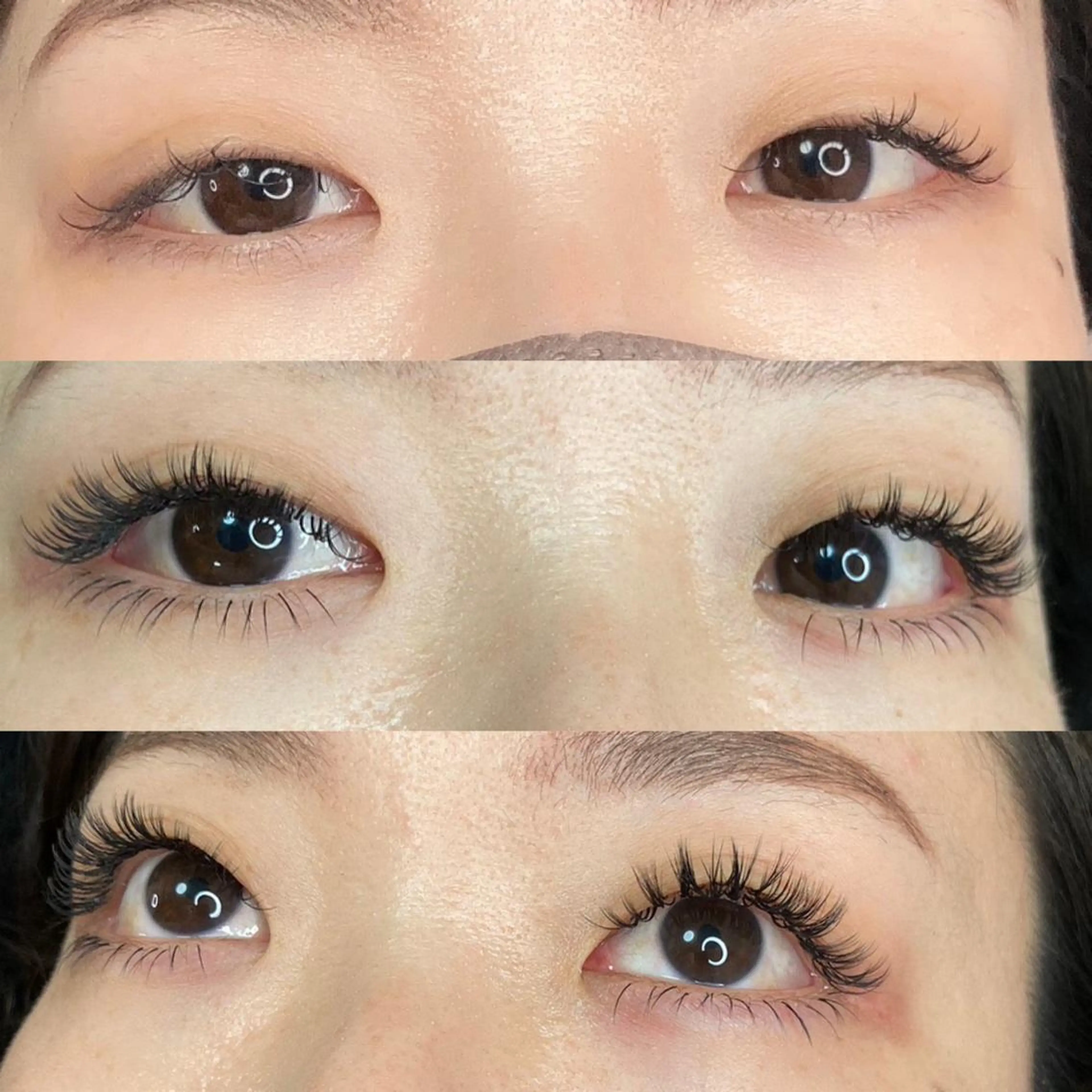 マツエク・マツパ 付け放題 下まつげエクステ ボリュームラッシュ マツエク linda lashesのマツエク・マツパデザイン