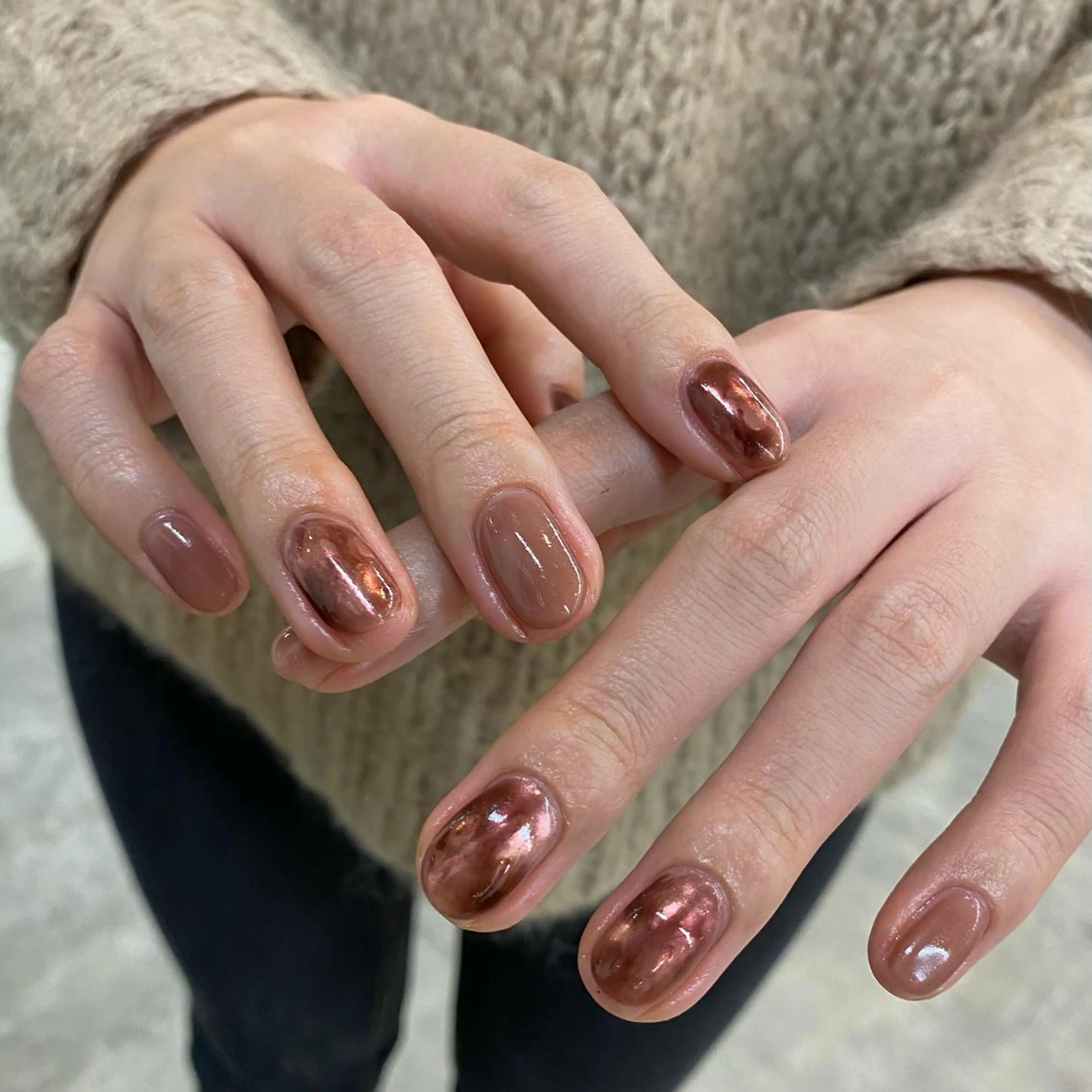 ネイル ピンク 春ネイル ハンドネイル nable.所属・望月 実莉のネイルデザイン