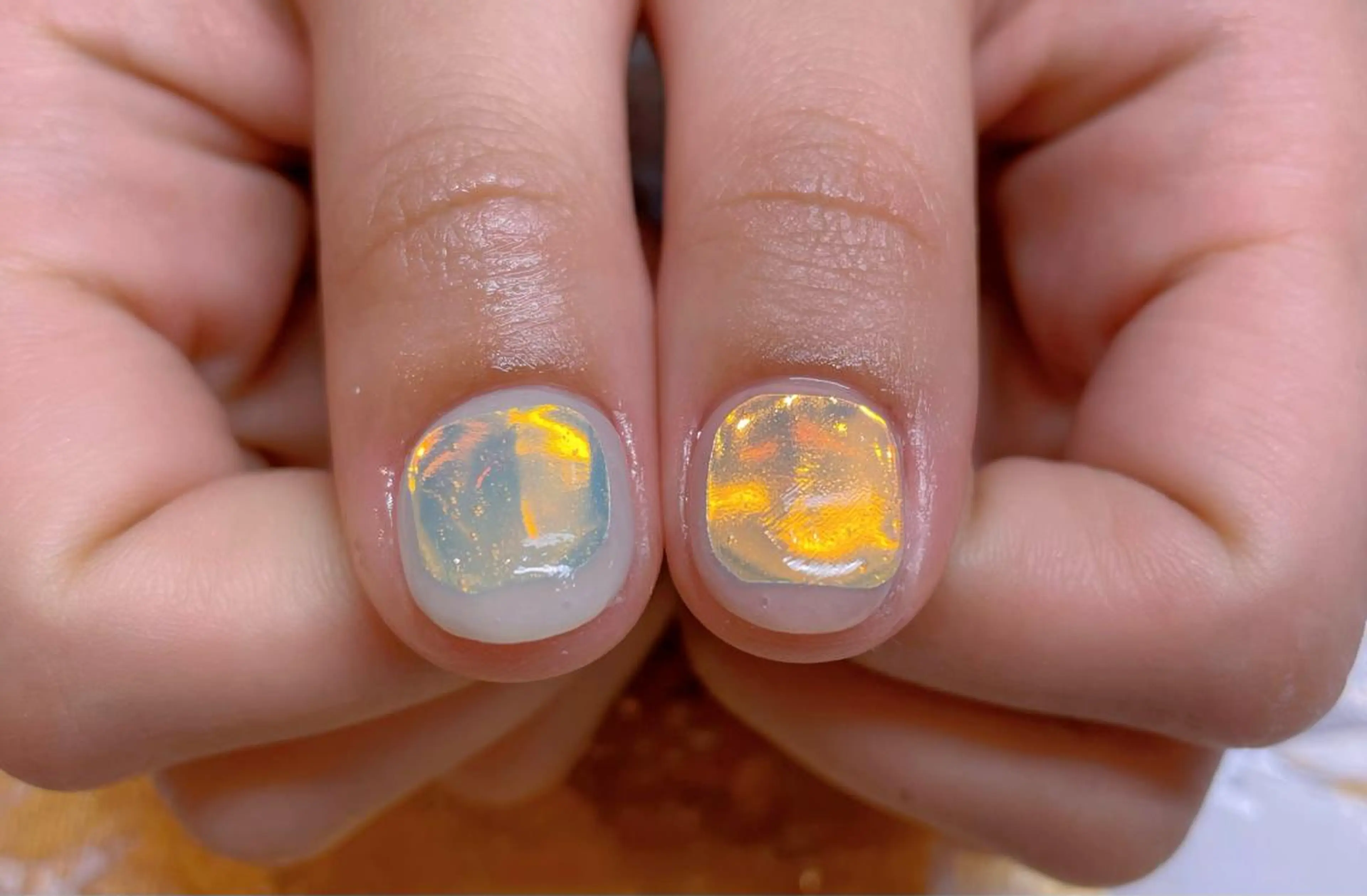 ネイル 氷ネイル・うるうるネイル ハンドネイル ネイリスト ❄️ユキ❄️のネイルデザイン