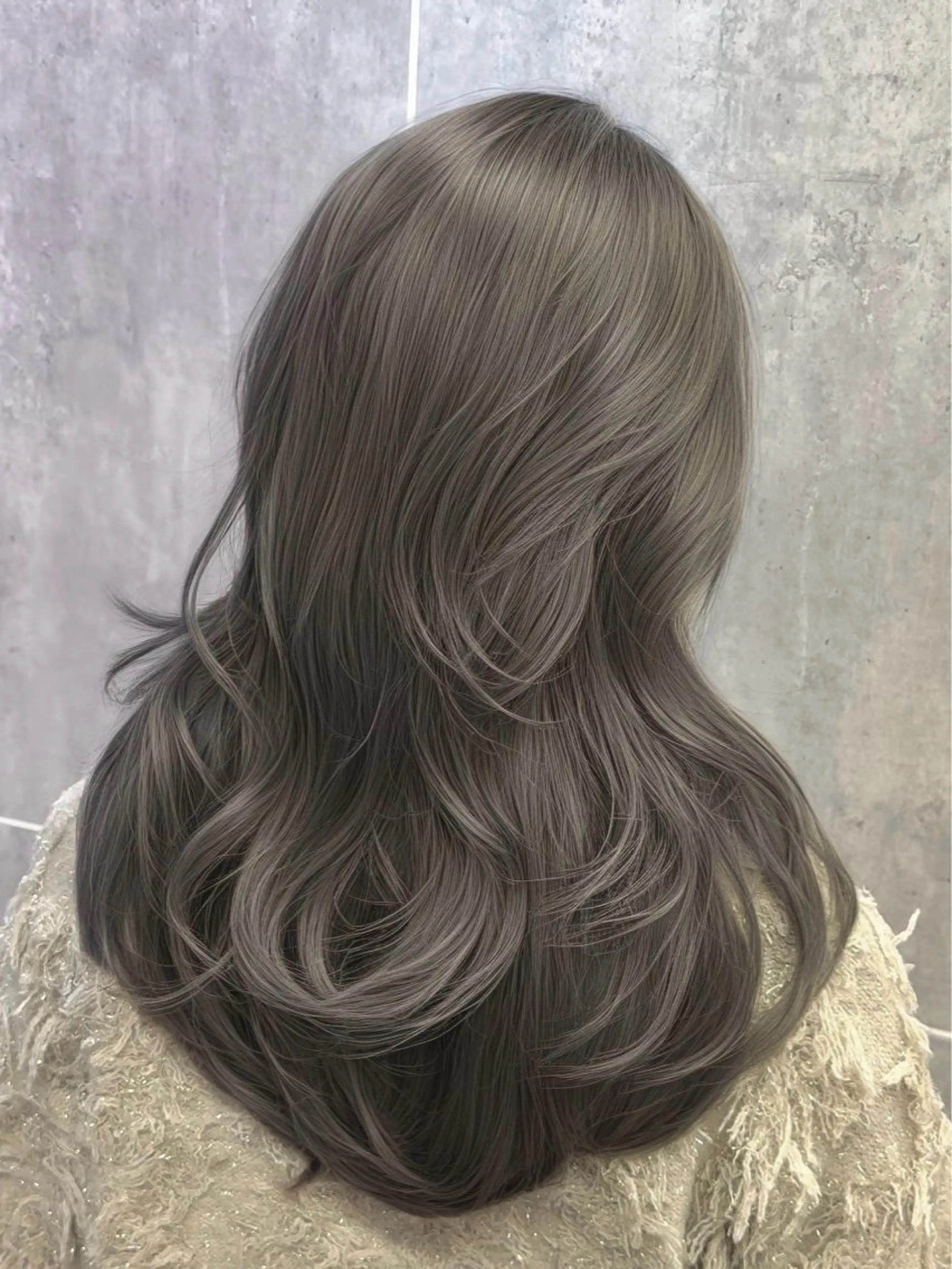 ロング カラー 透明感カラー 顔まわりレイヤー 顔周りカット ハッシュカット 髪質改善 カット ヘアカラー トリートメント 艶髪/モテヘア🎀 MIHOのヘアスタイル