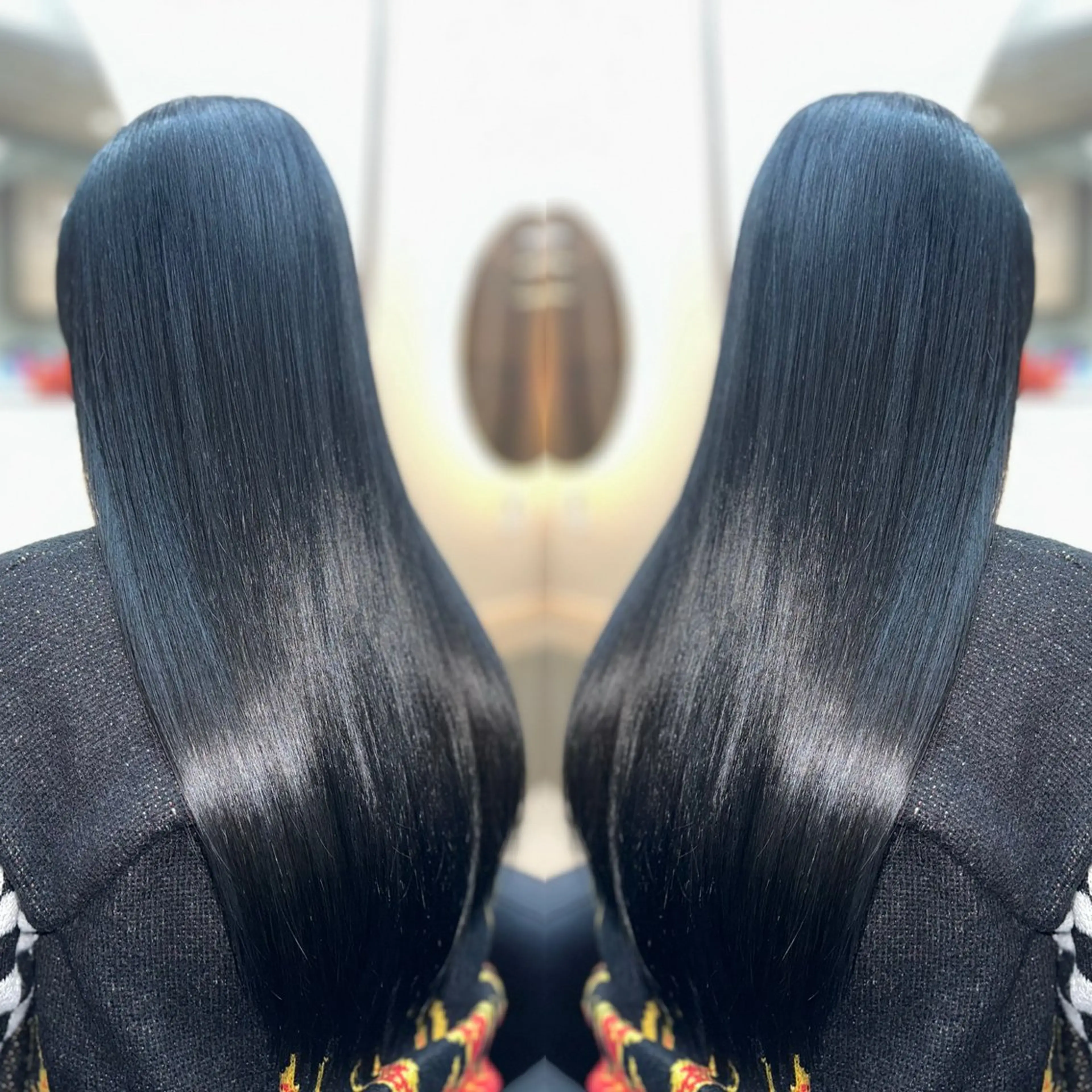 ロング カラー パーマ 縮毛矯正 【髪質改善特化】 tamのヘアスタイル