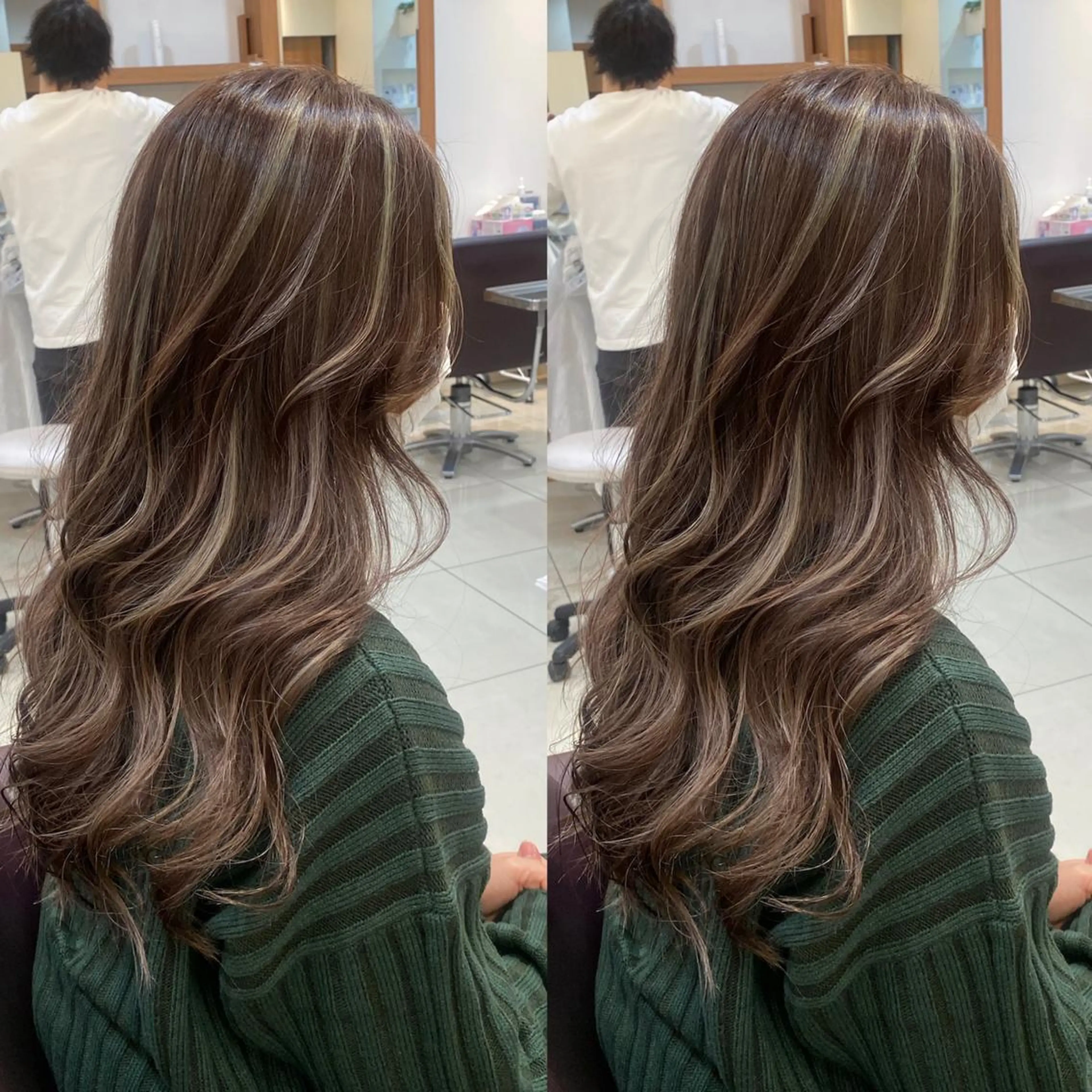 カラー ヘアカラー トリートメント 【カラー指名No 1✨】原田響のヘアスタイル