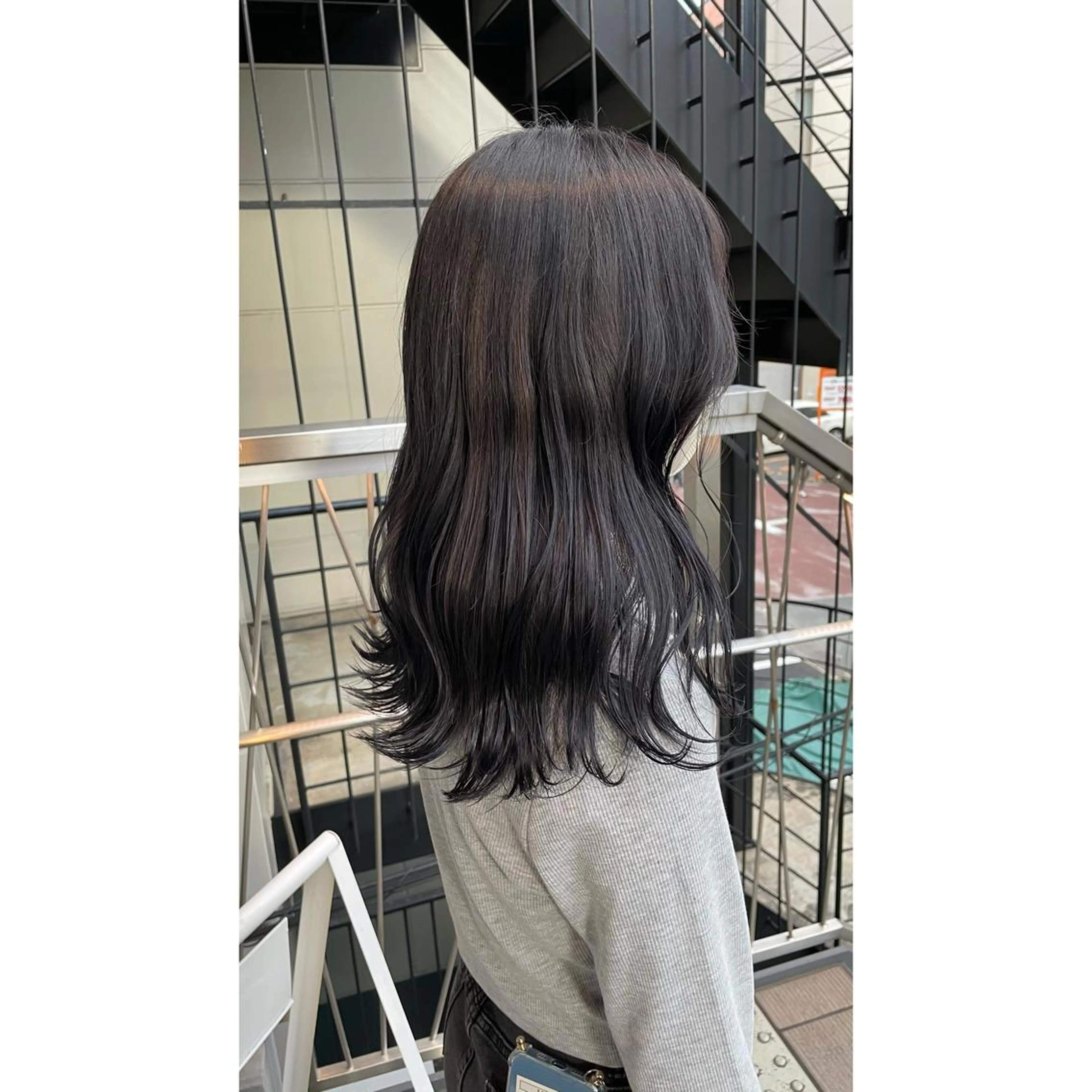 セミロング カラー ヘアカラー トリートメント 梅田/髪質改善カラー ❄︎ mikiのヘアスタイル