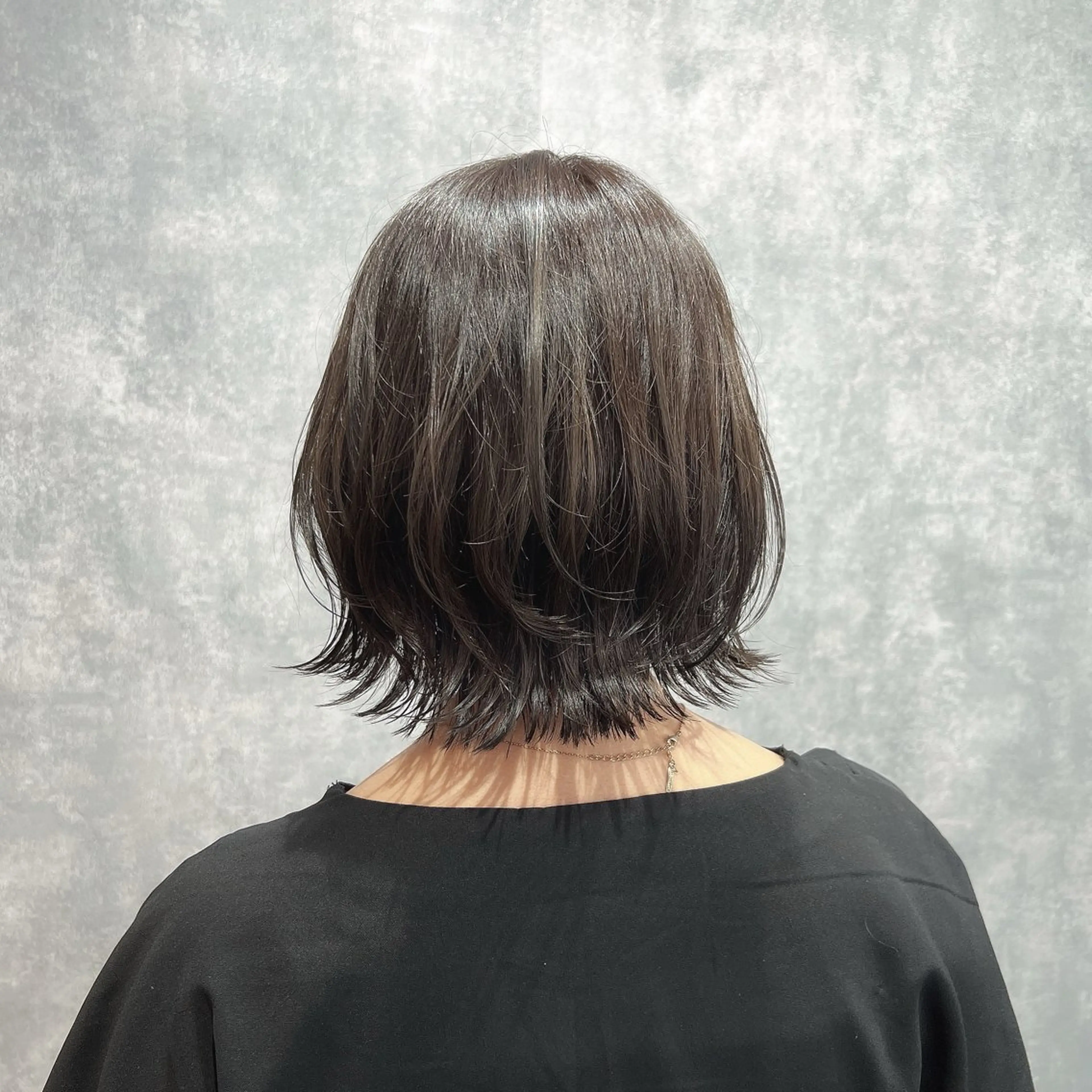 ショート ボブレイヤー ボブ くびれヘア 髪質改善 くびれレイヤー ボブ・レイヤー・縮毛 /内藤康太のヘアスタイル