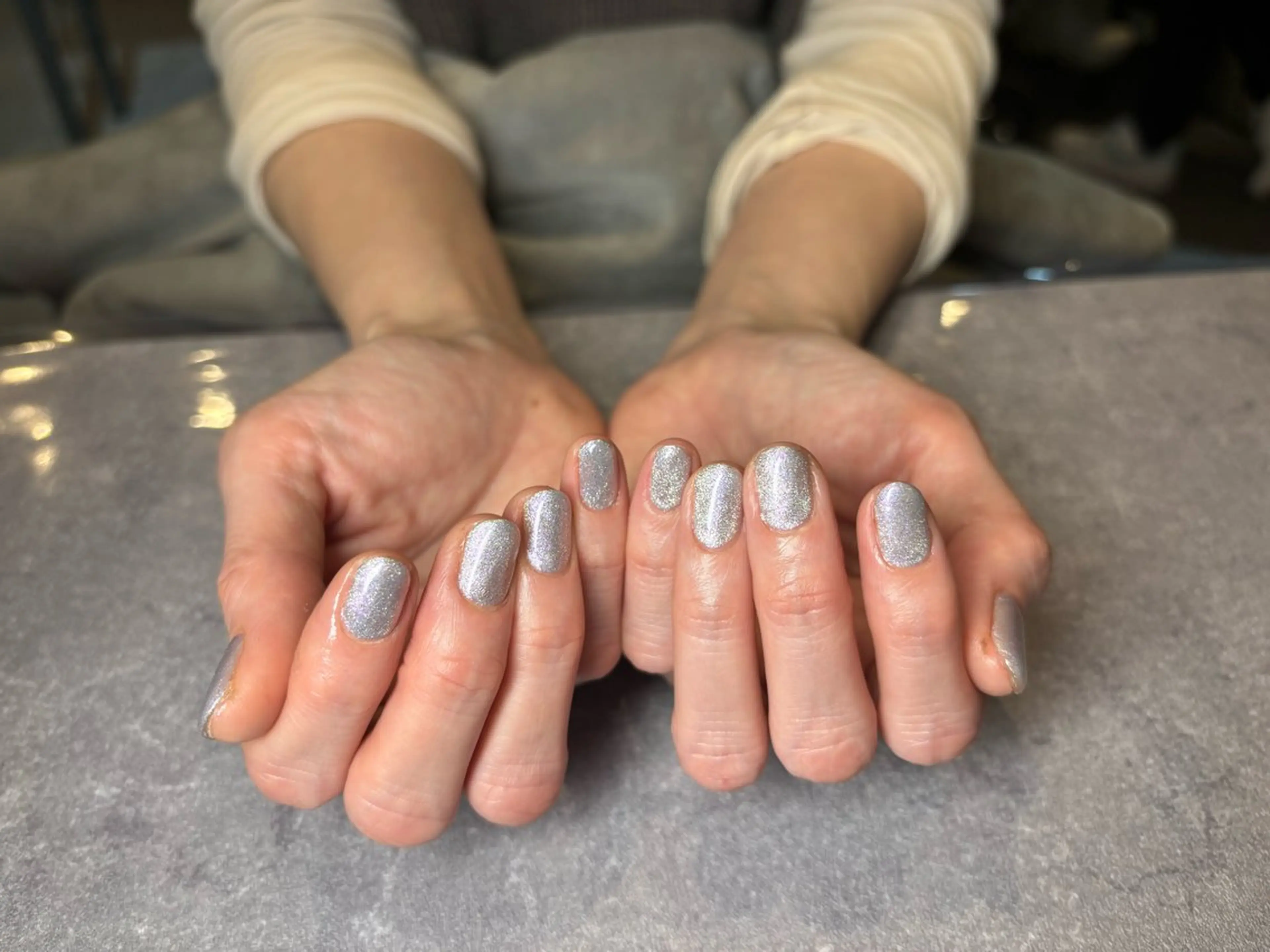 ネイル マグネットネイル HONOKA W 【深江橋店】のネイルデザイン